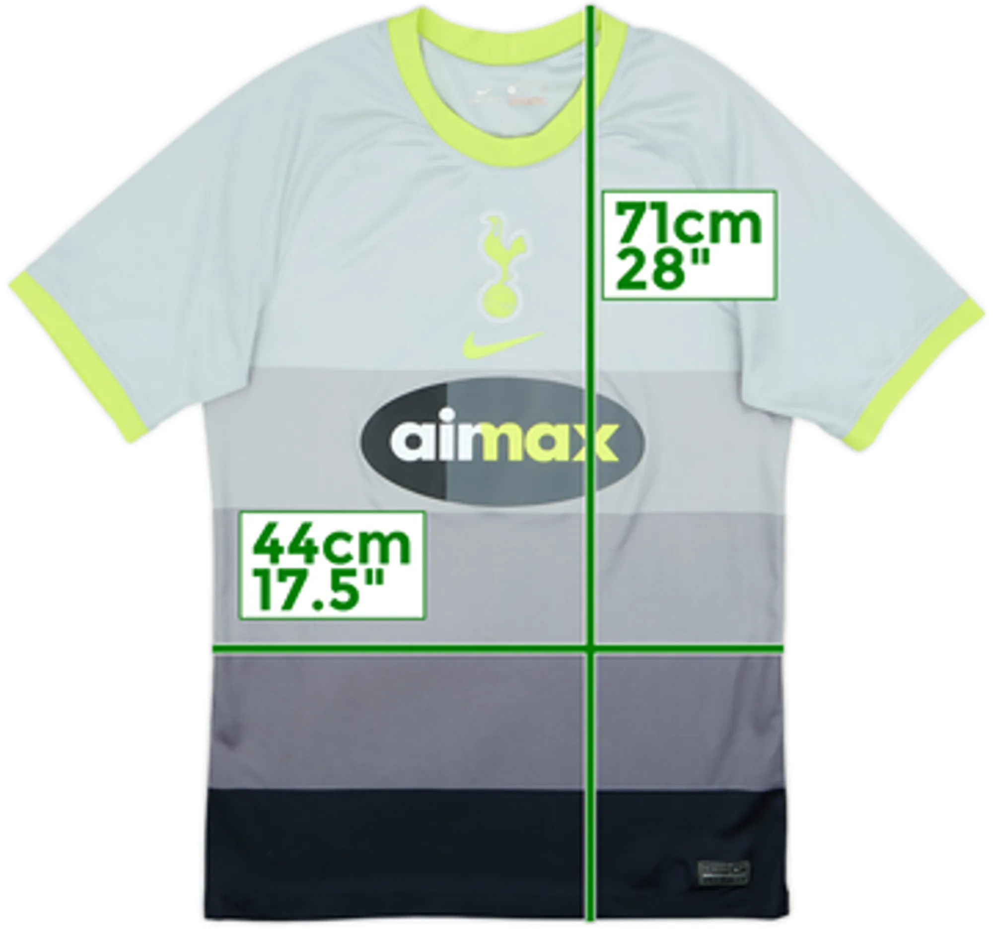 2020-21 Tottenham Nike Air Max Shirt - 8/10 - (S)