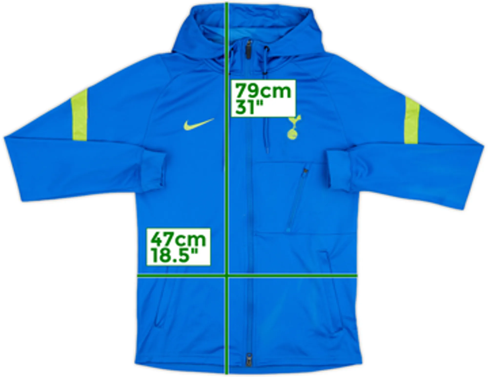 2021-22 Tottenham Nike Hooded Track Jacket - 5/10 - (S)