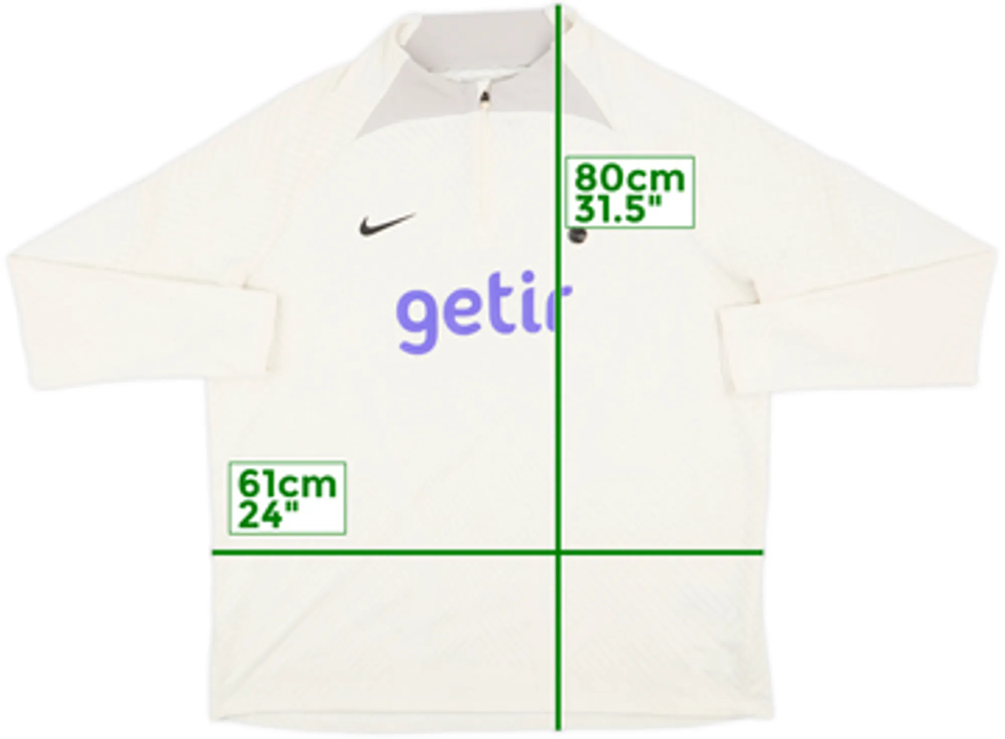 2022-23 Tottenham Nike 1/4 Zip Drill Top - 6/10 - (S)