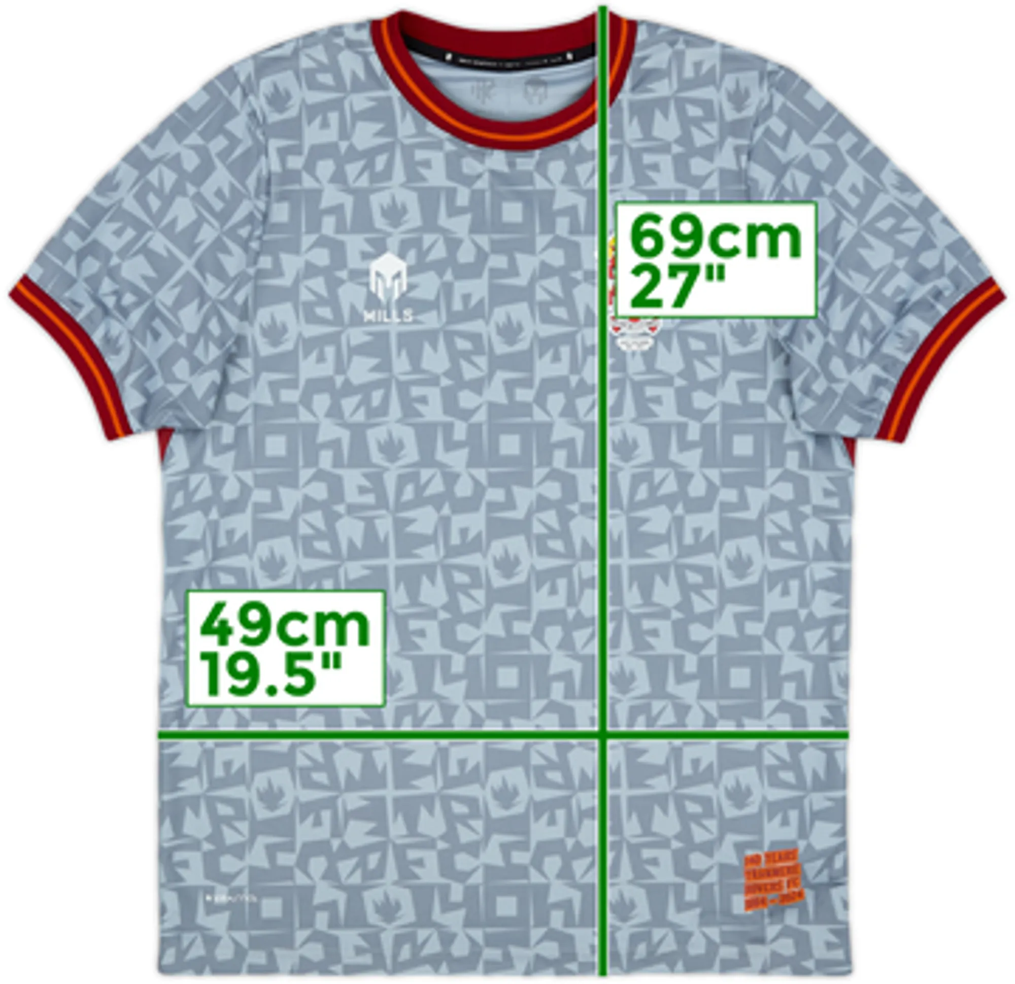 2024-25 Tranmere Rovers Mills Training Shirt - 9/10 - (S)