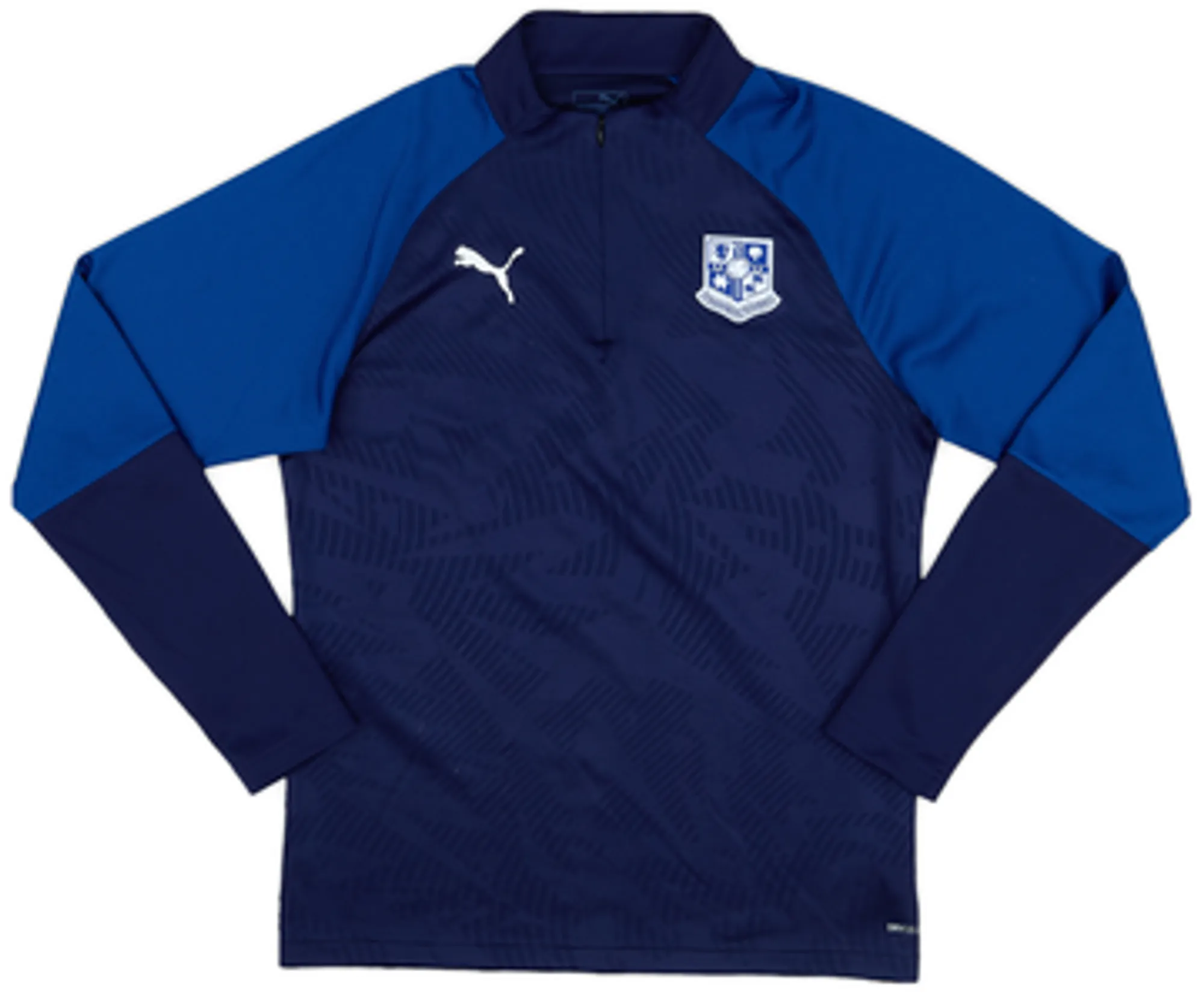 2019-20 Tranmere Rovers Puma 1/4 Zip Drill Top - 8/10 - (S)