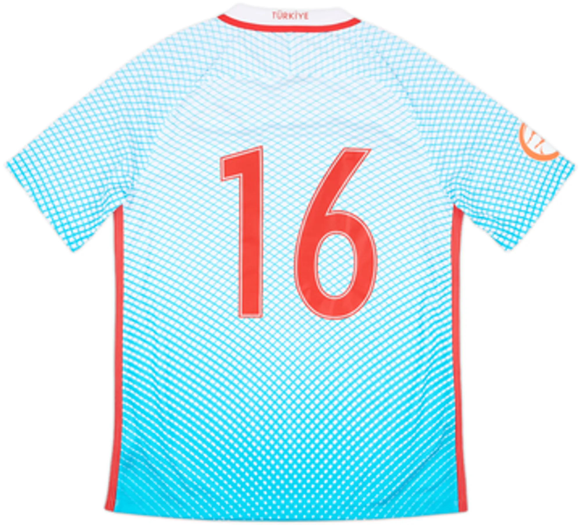 2017 Turkey Player Issue European U17 Championship Away Shirt #16 - 8/10 - (M)
