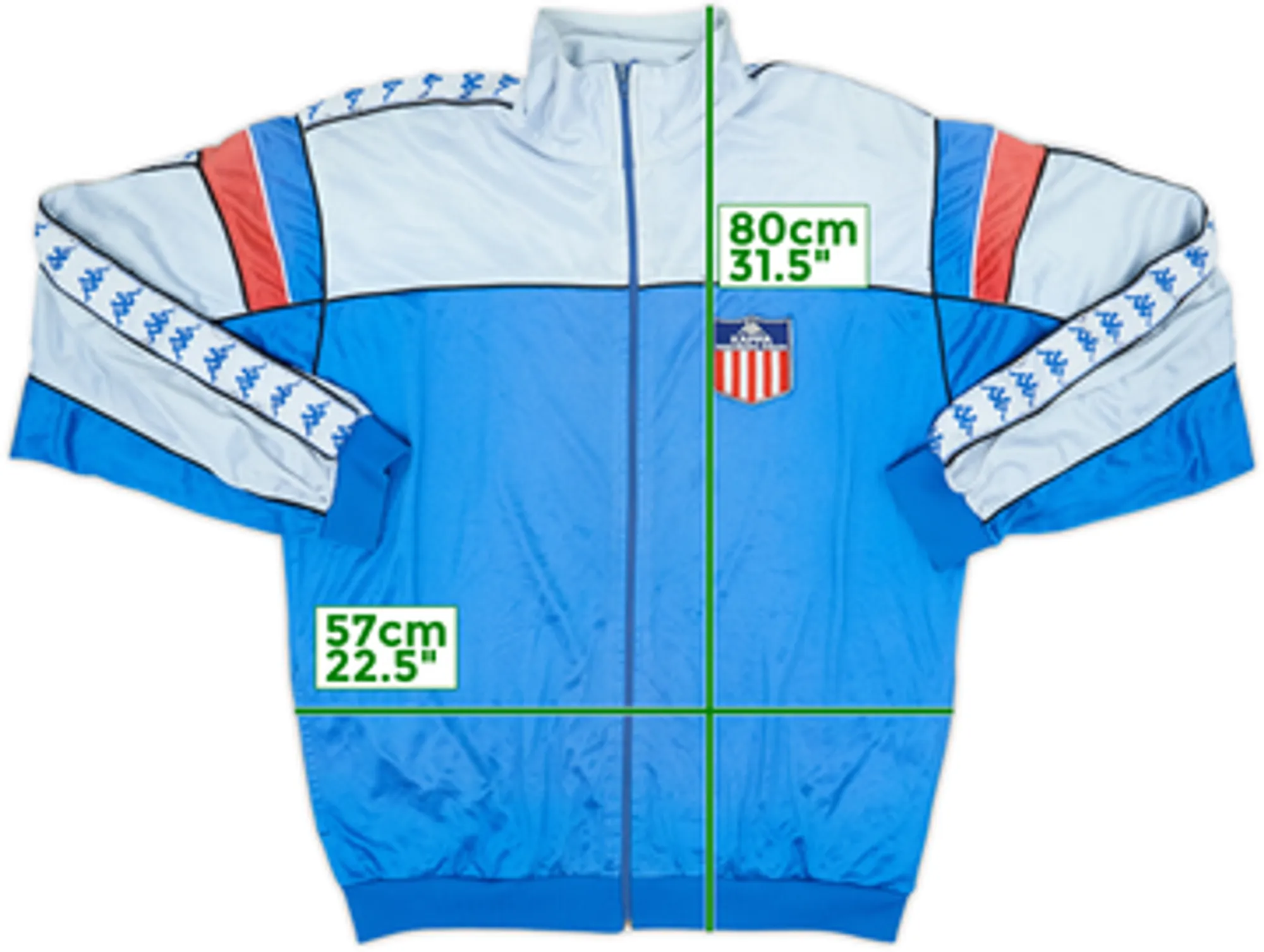 1987-88 USA Track and Field Team Kappa Track Jacket - 8/10 - (XL)