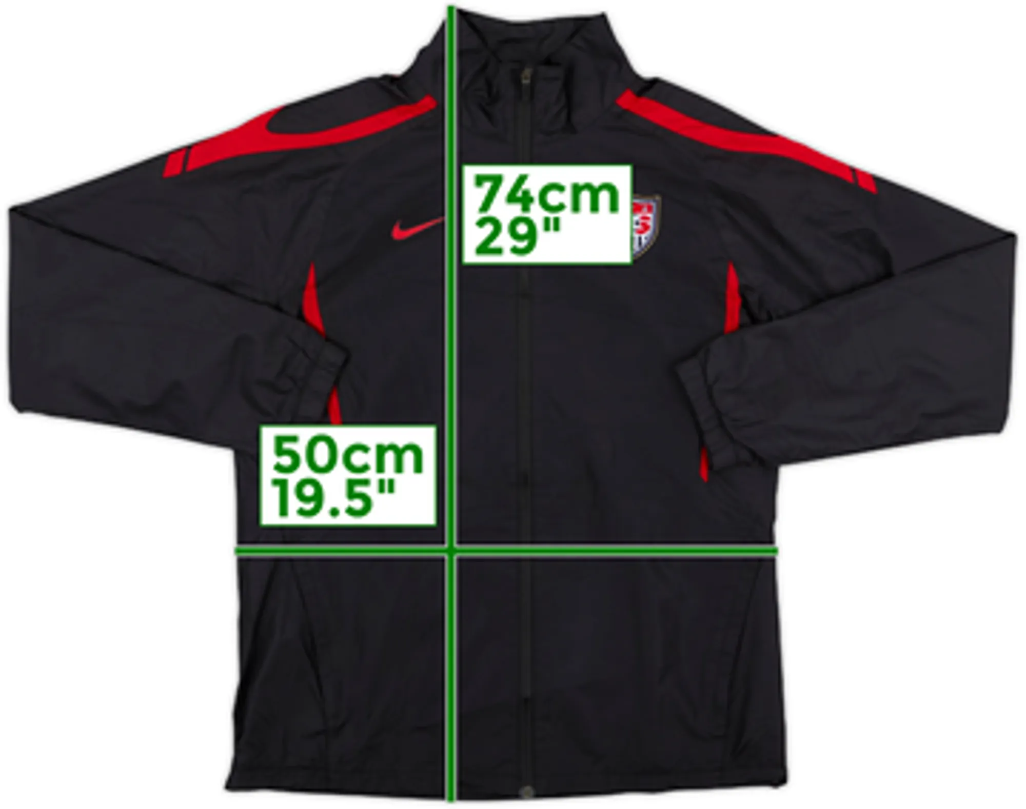 2010-12 USA Nike Track Jacket - 9/10 - (L)