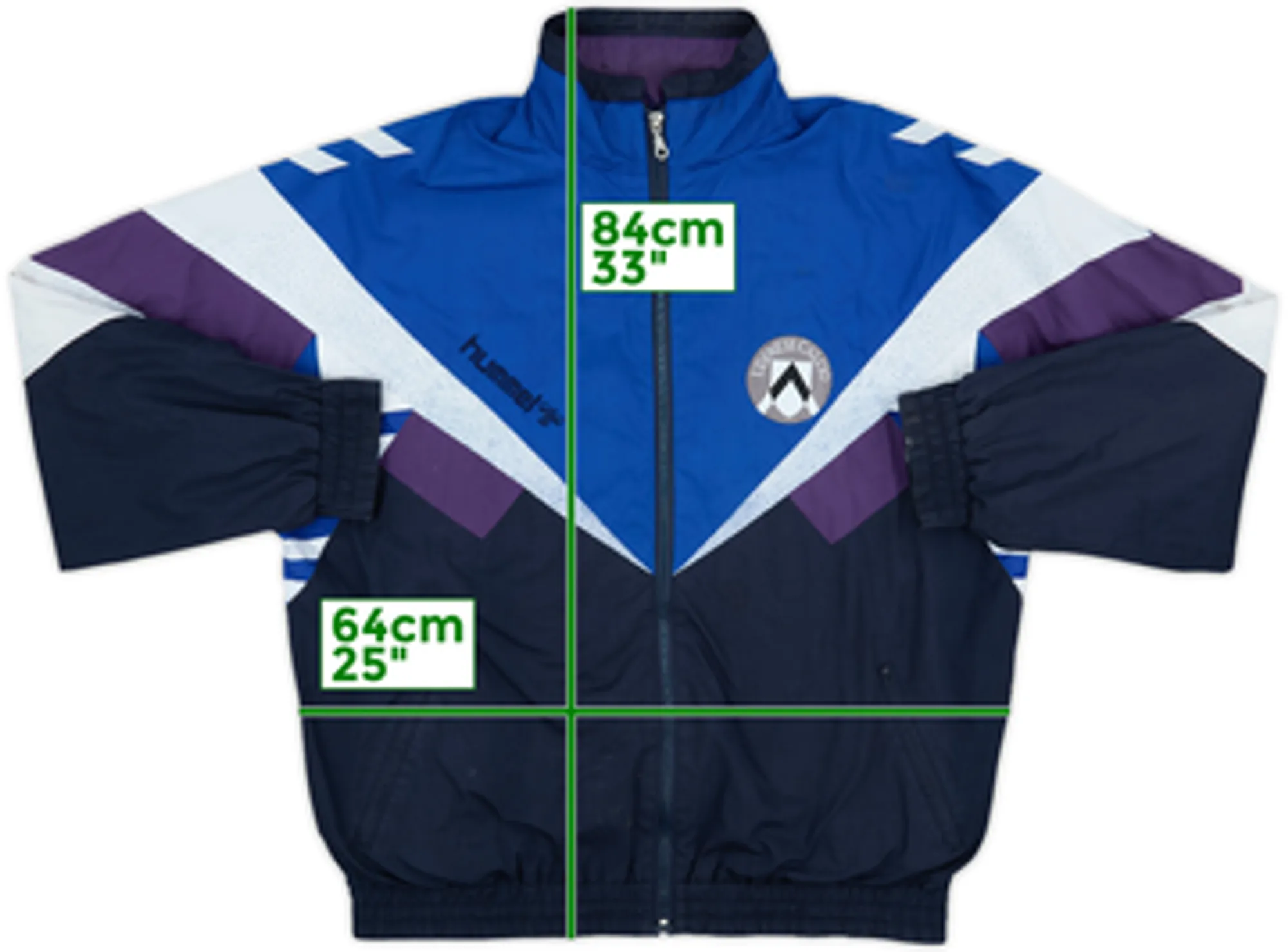 1996-97 Udinese Hummel Track Jacket - 8/10 - (XL)