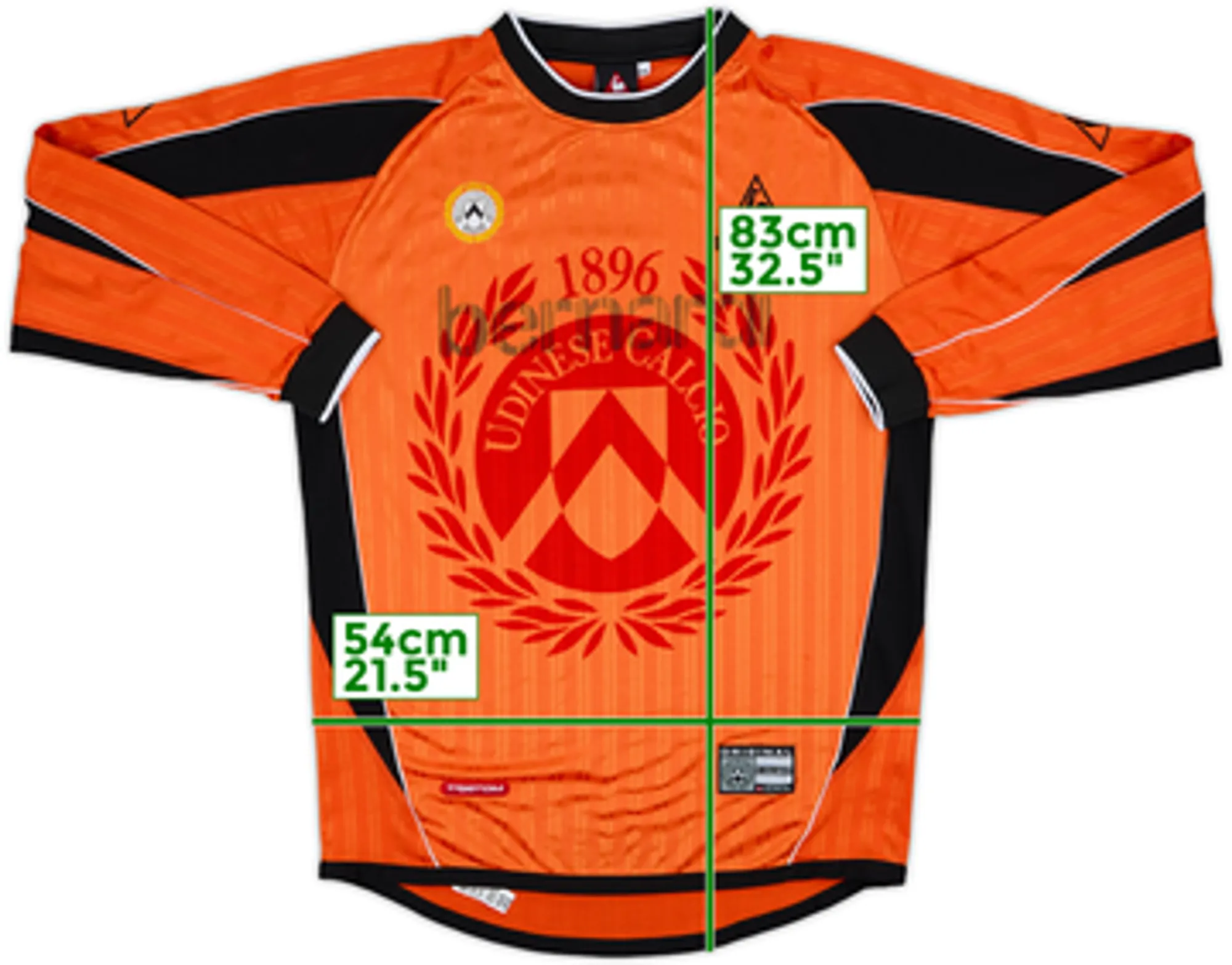 2002-03 Udinese Away L/S Shirt - 6/10 - (XXL)