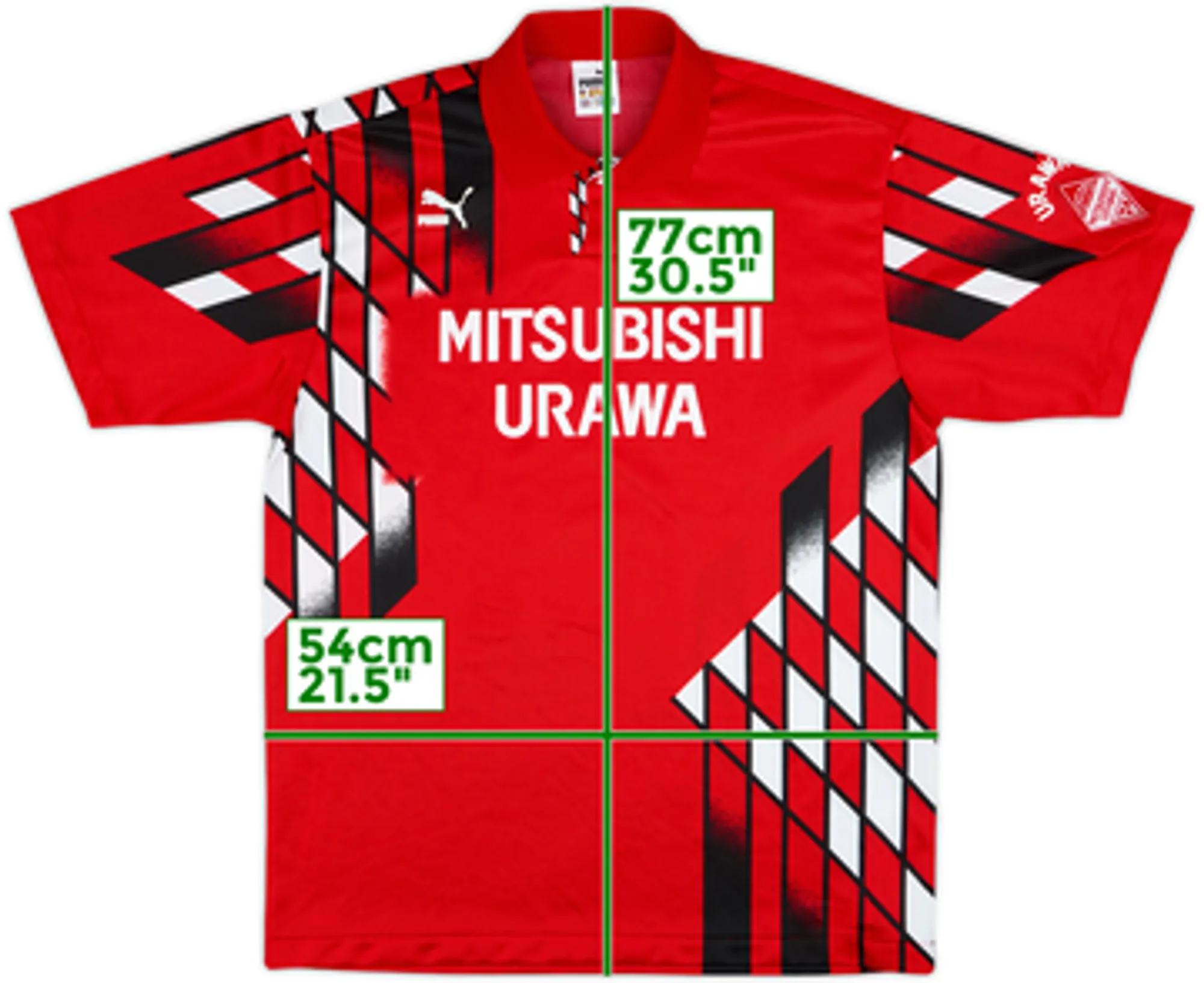 1990-91 Urawa Red Diamonds Home Shirt - 9/10 - (L)
