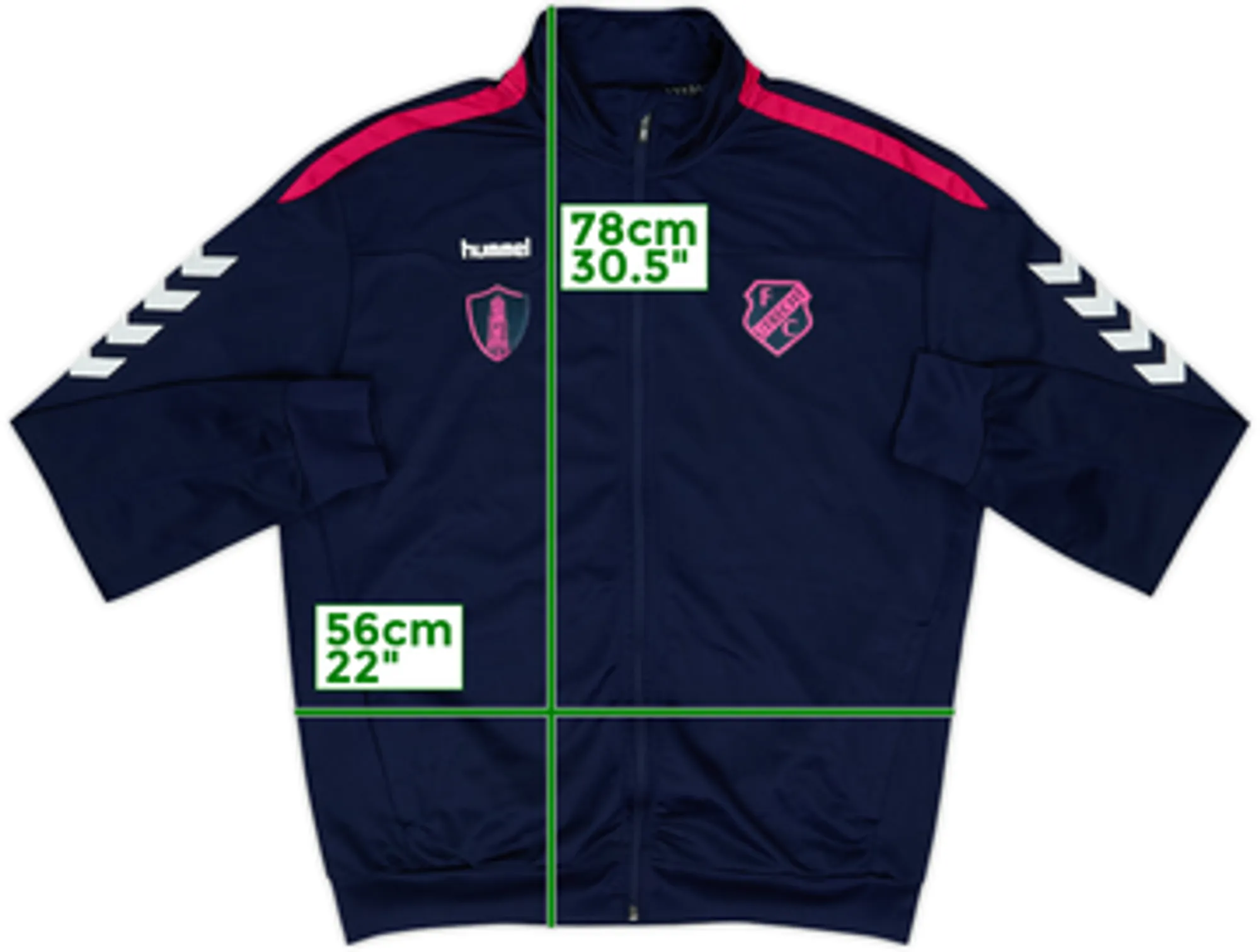 2014-15 FC Utrecht Hummel Track Jacket - 5/10 - (XL)