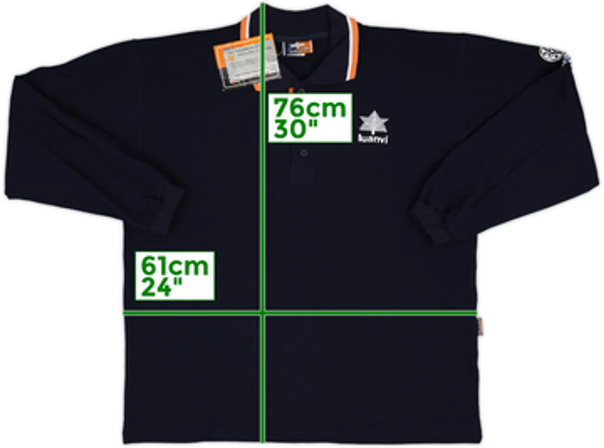 1996-97 Valencia Luanvi Polo L/S Shirt (L)