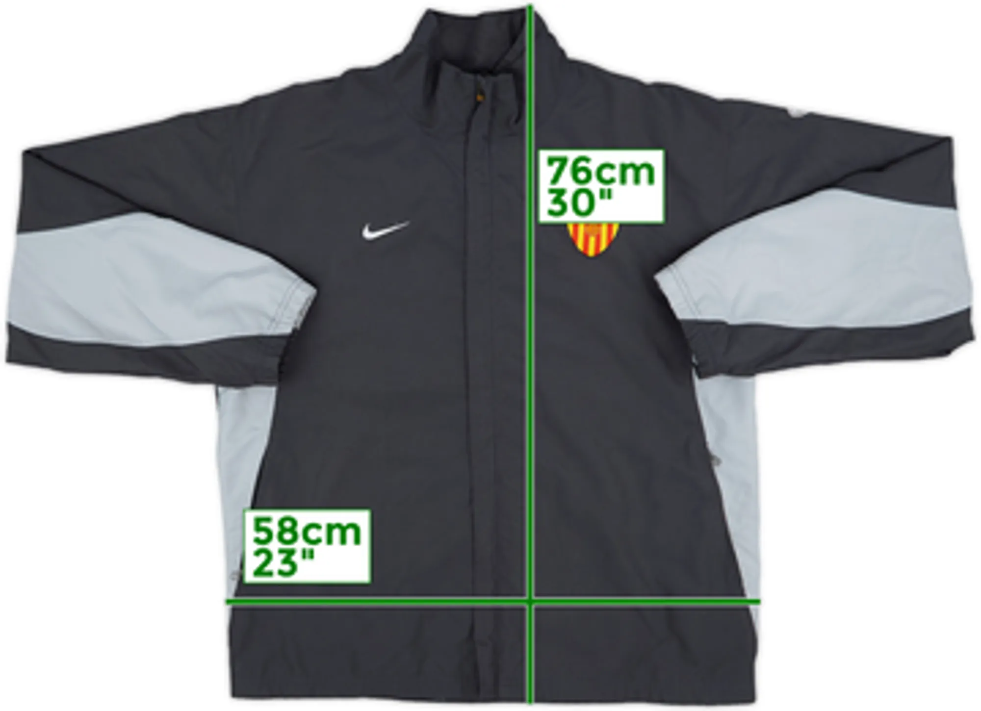 2003-04 Valencia Nike Track Jacket - 8/10 - (M)