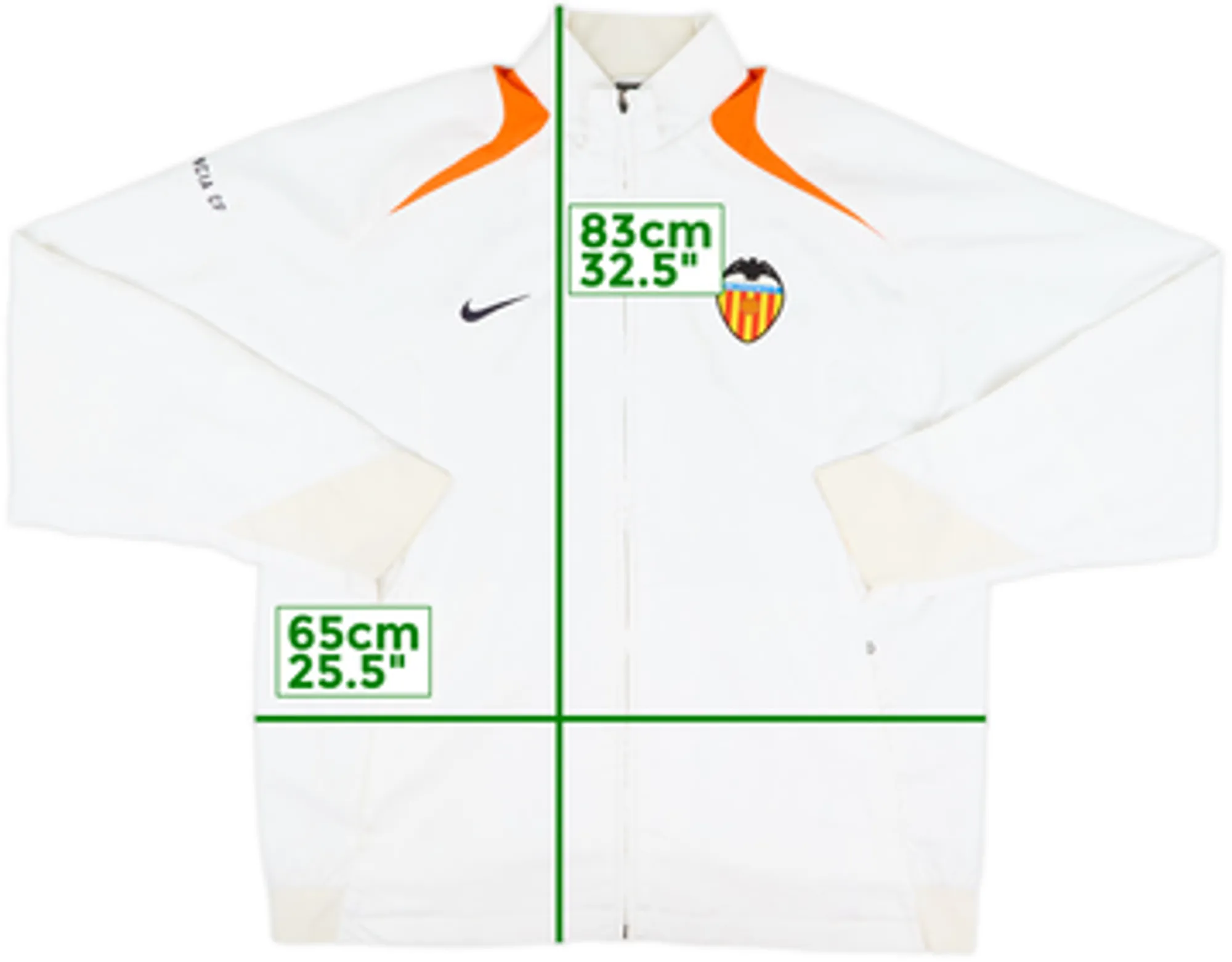 2005-06 Valencia Nike Track Jacket - 8/10 - (L)