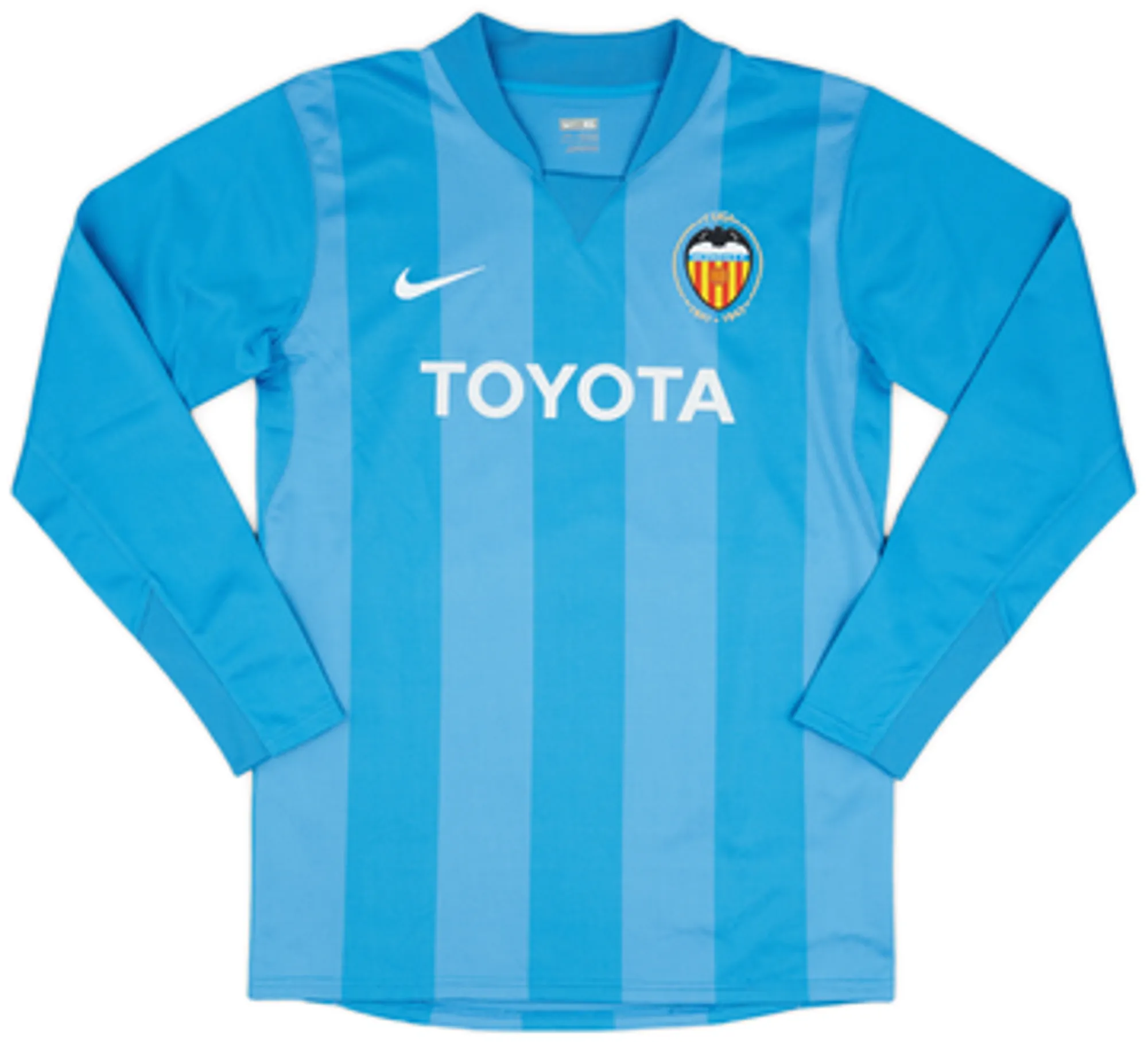 2007-08 Valencia Player Issue GK Shirt - 8/10 - (XL.Boys)