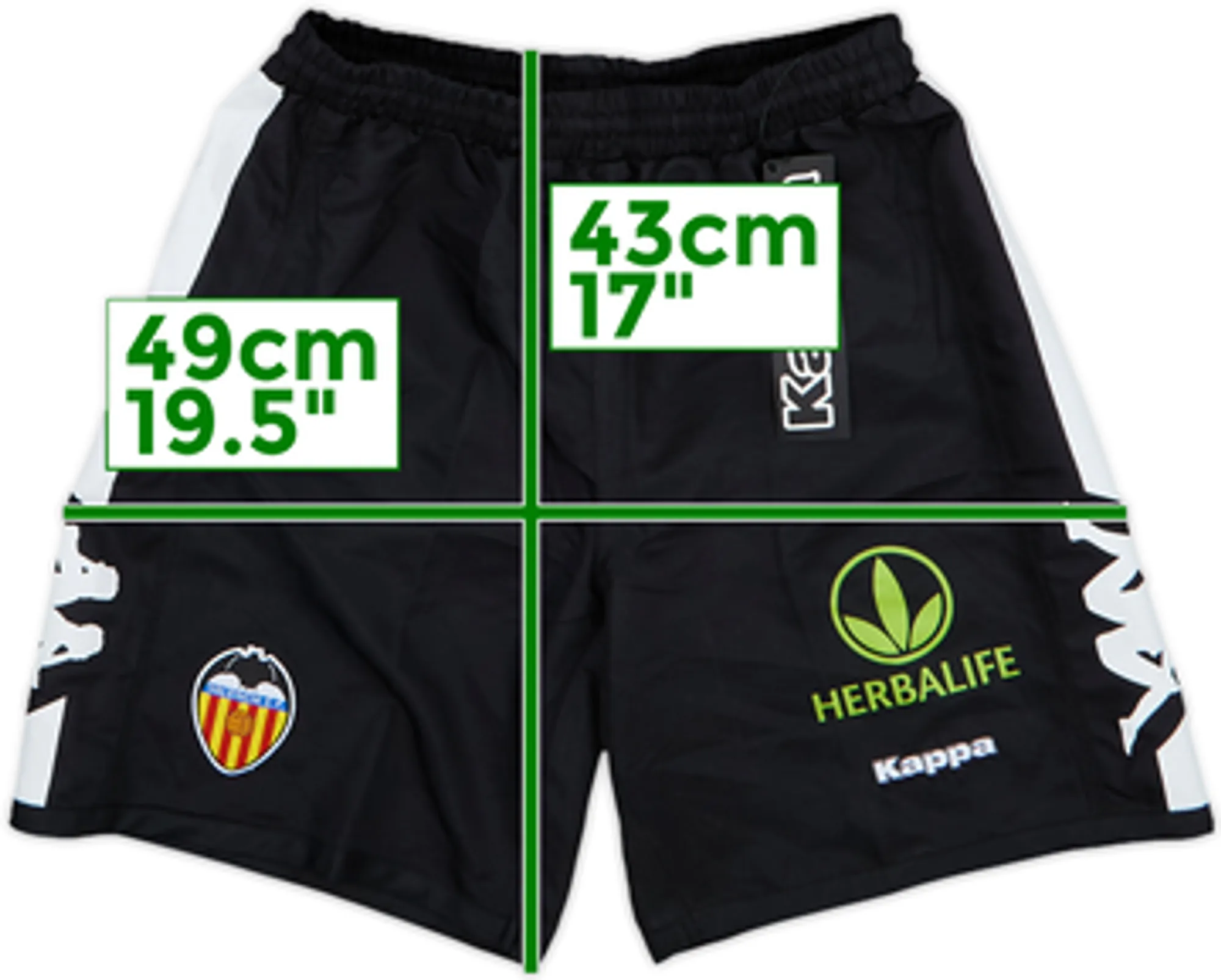 2010-11 Valencia Home Shorts (XL.Boys)
