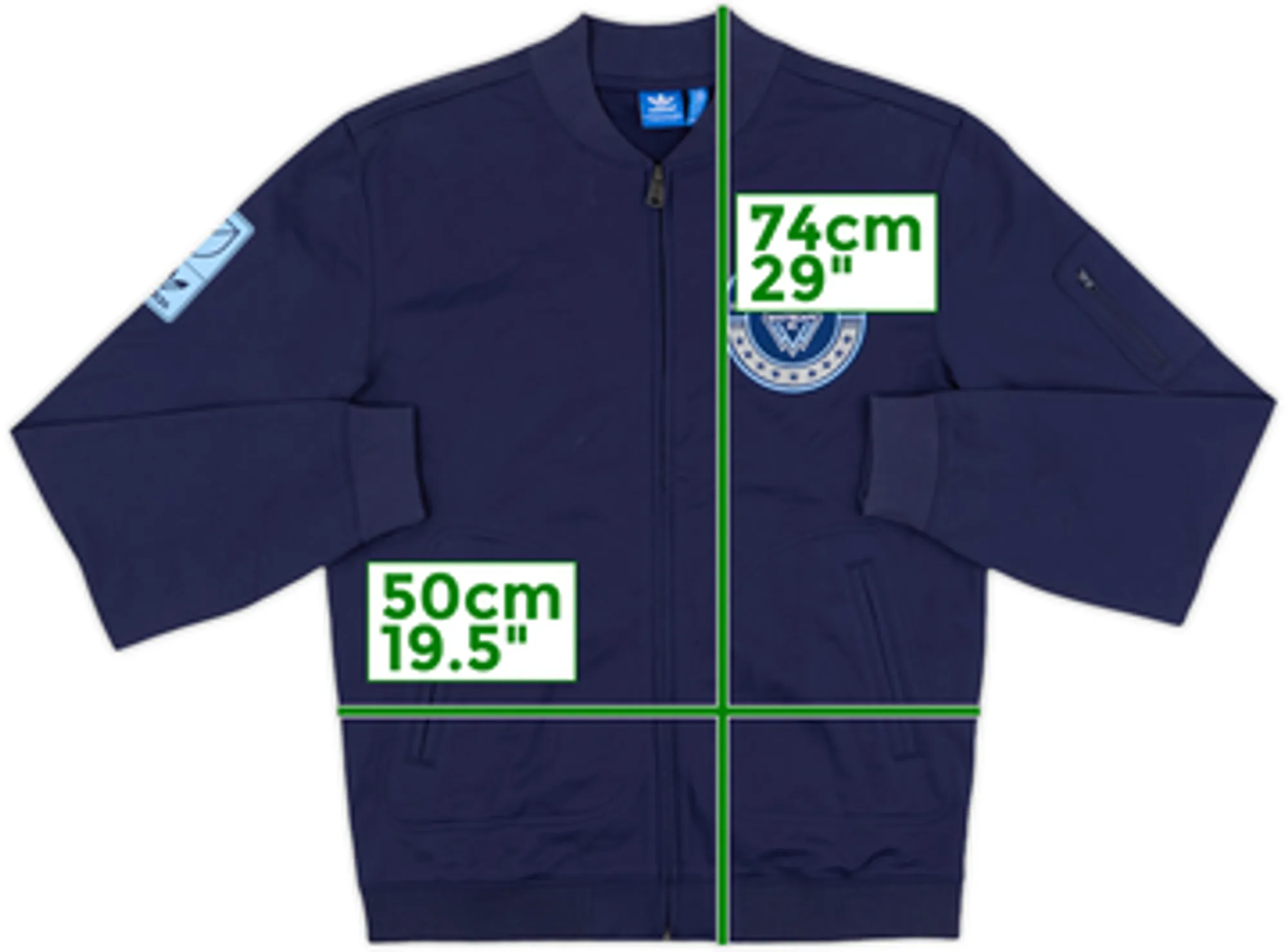 2015 Vancouver Whitecaps adidas Track Jacket - 9/10 - (M)