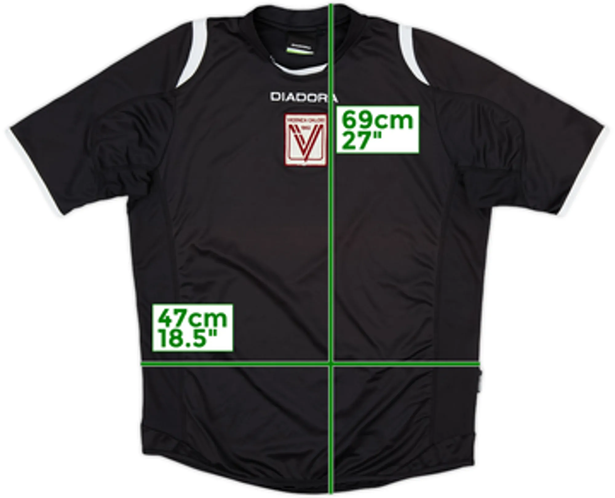 2007-08 Vicenza Diadora Training Shirt - 8/10 - (L)