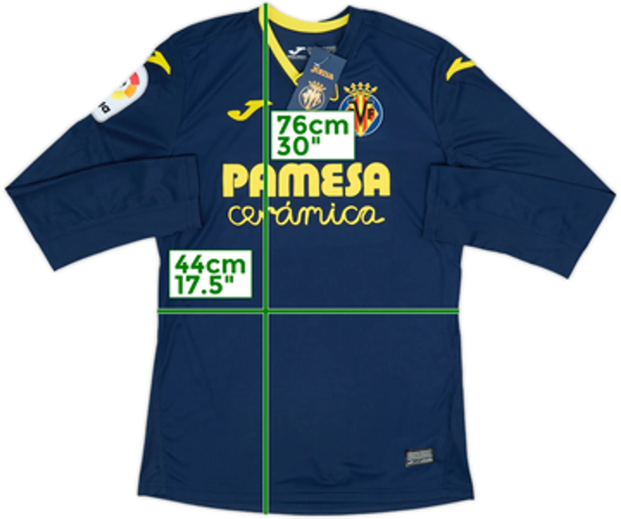 2020-21 Villarreal Away L/S Shirt (S)