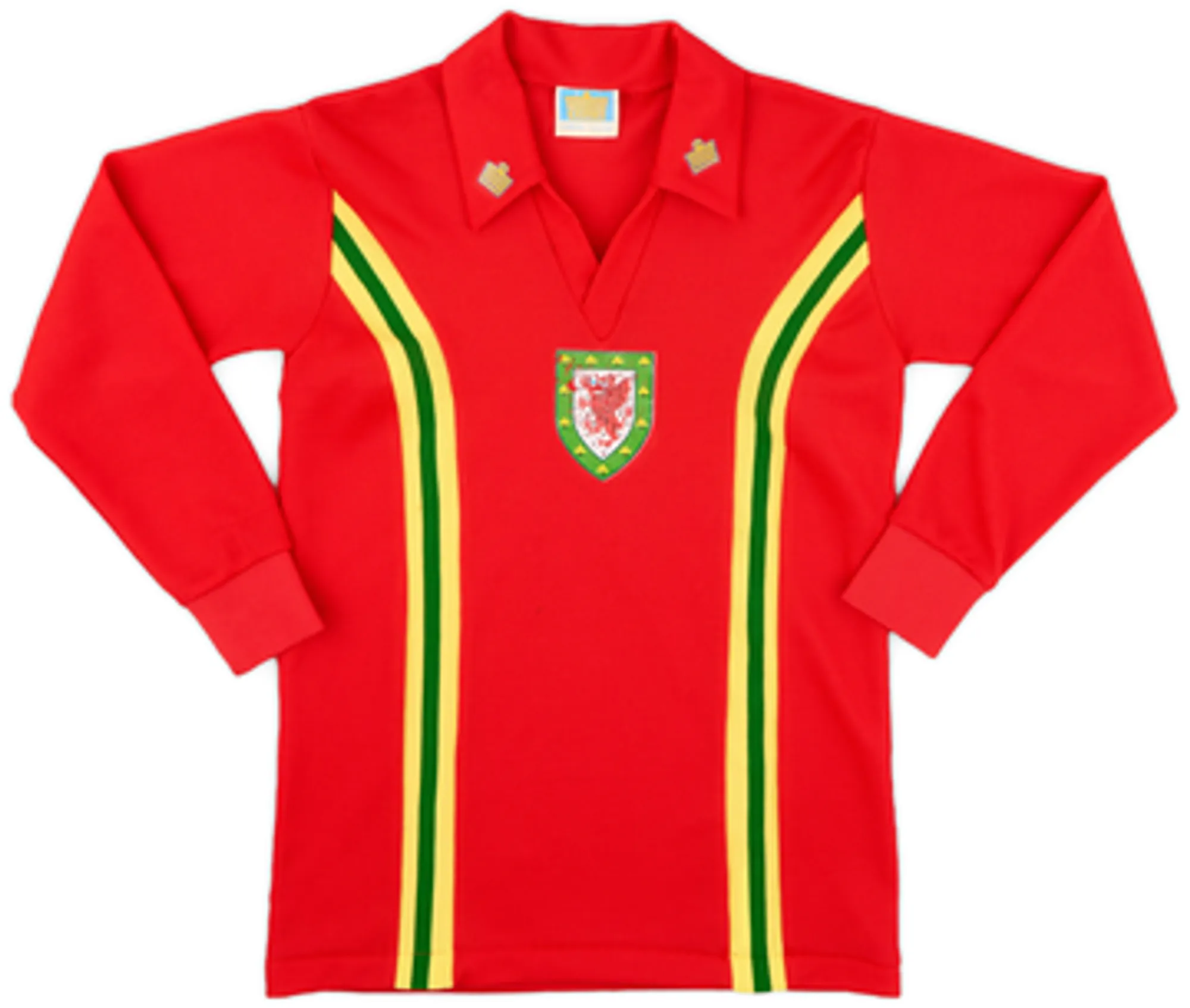 1976-79 Wales Home L/S Shirt - 7/10 - (S)