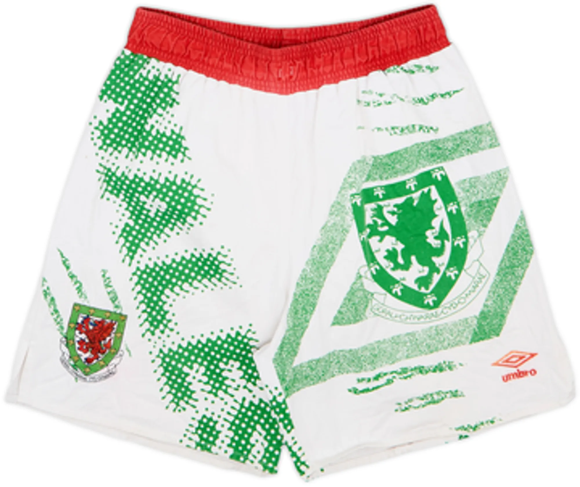 1990-92 Wales Umbro Leisure Shorts - 6/10 - (M)