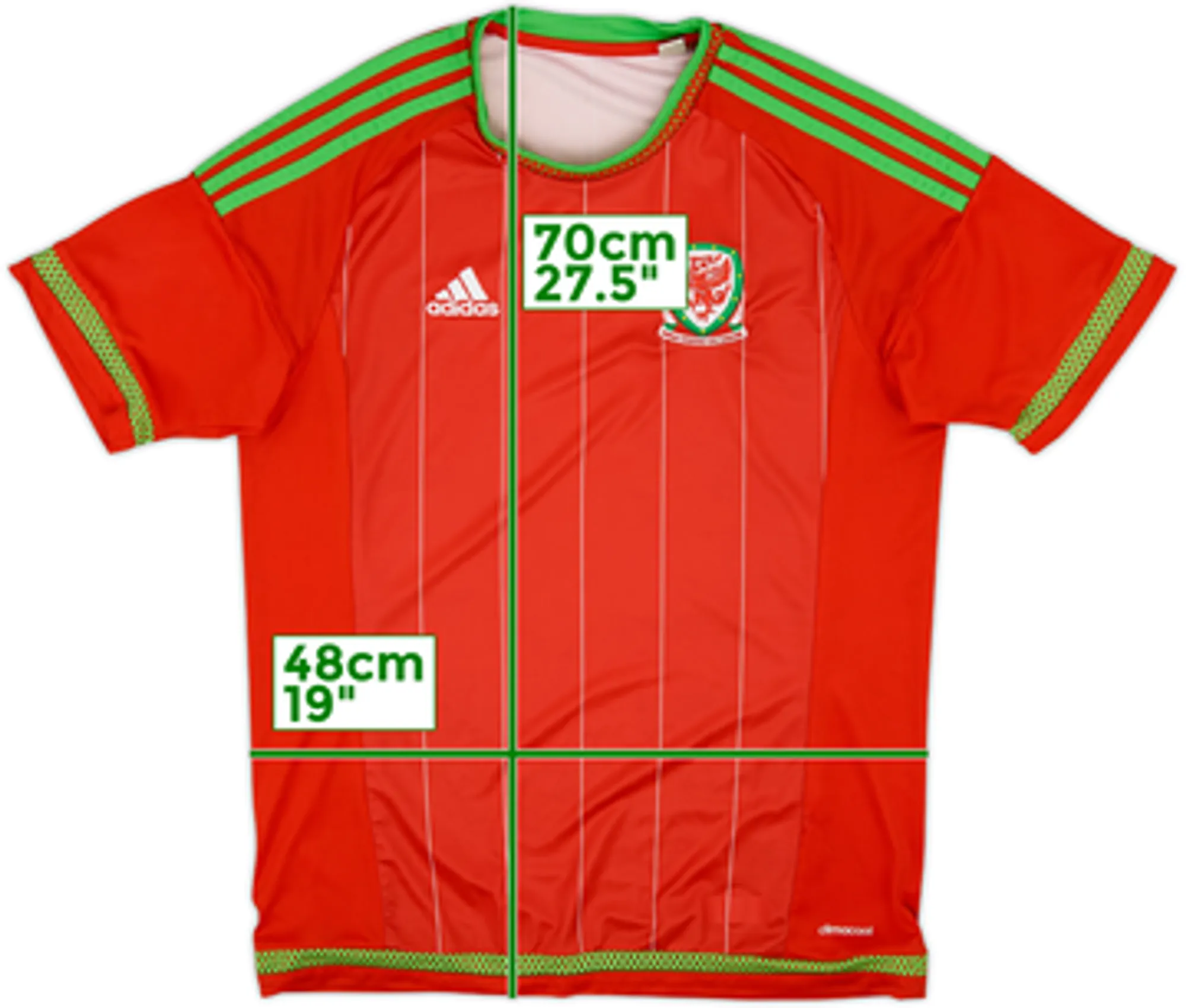 2015-16 Wales Home Shirt - 8/10 - (M)