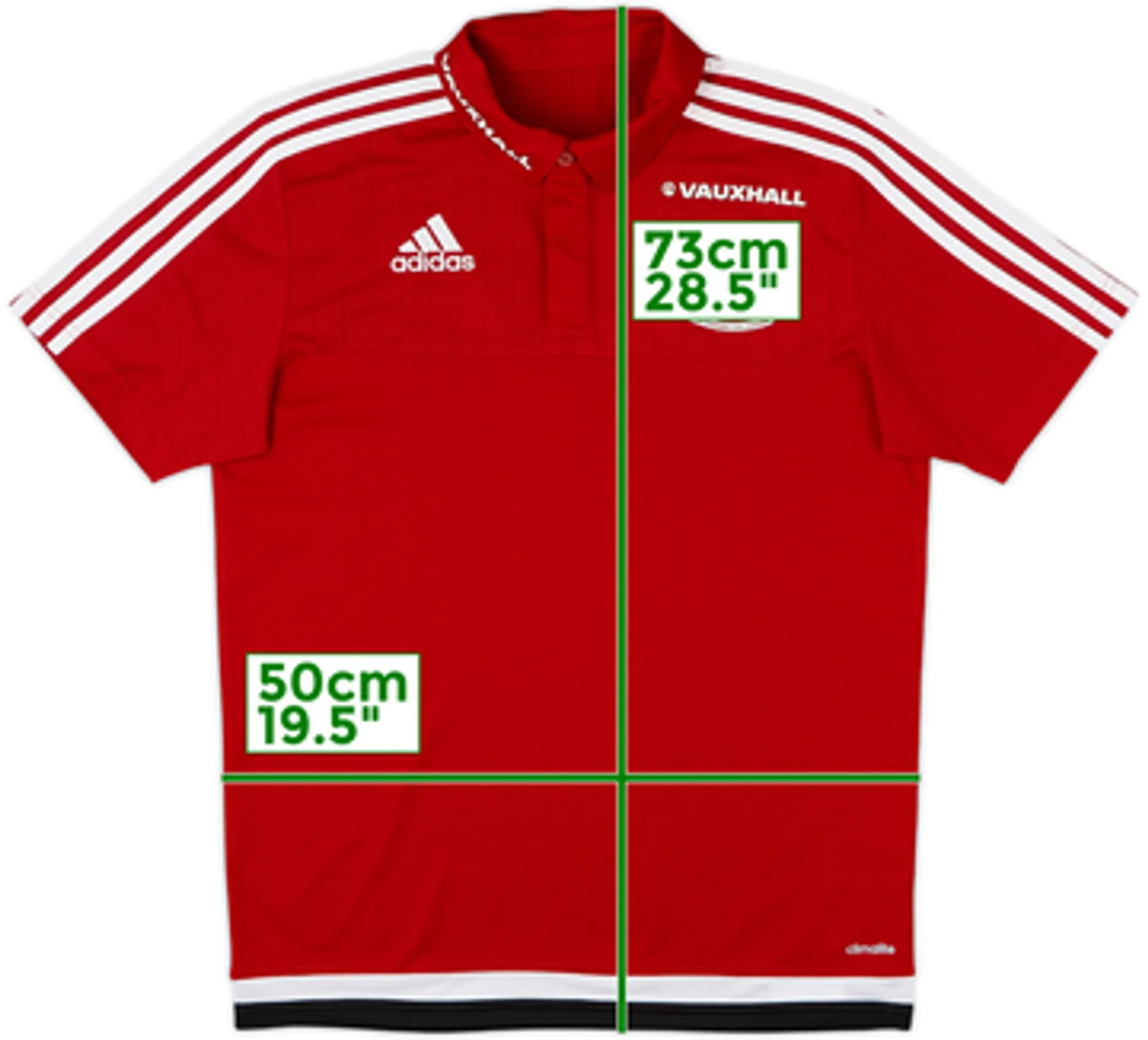 2015-16 Wales adidas Polo Shirt - 8/10 - (L)