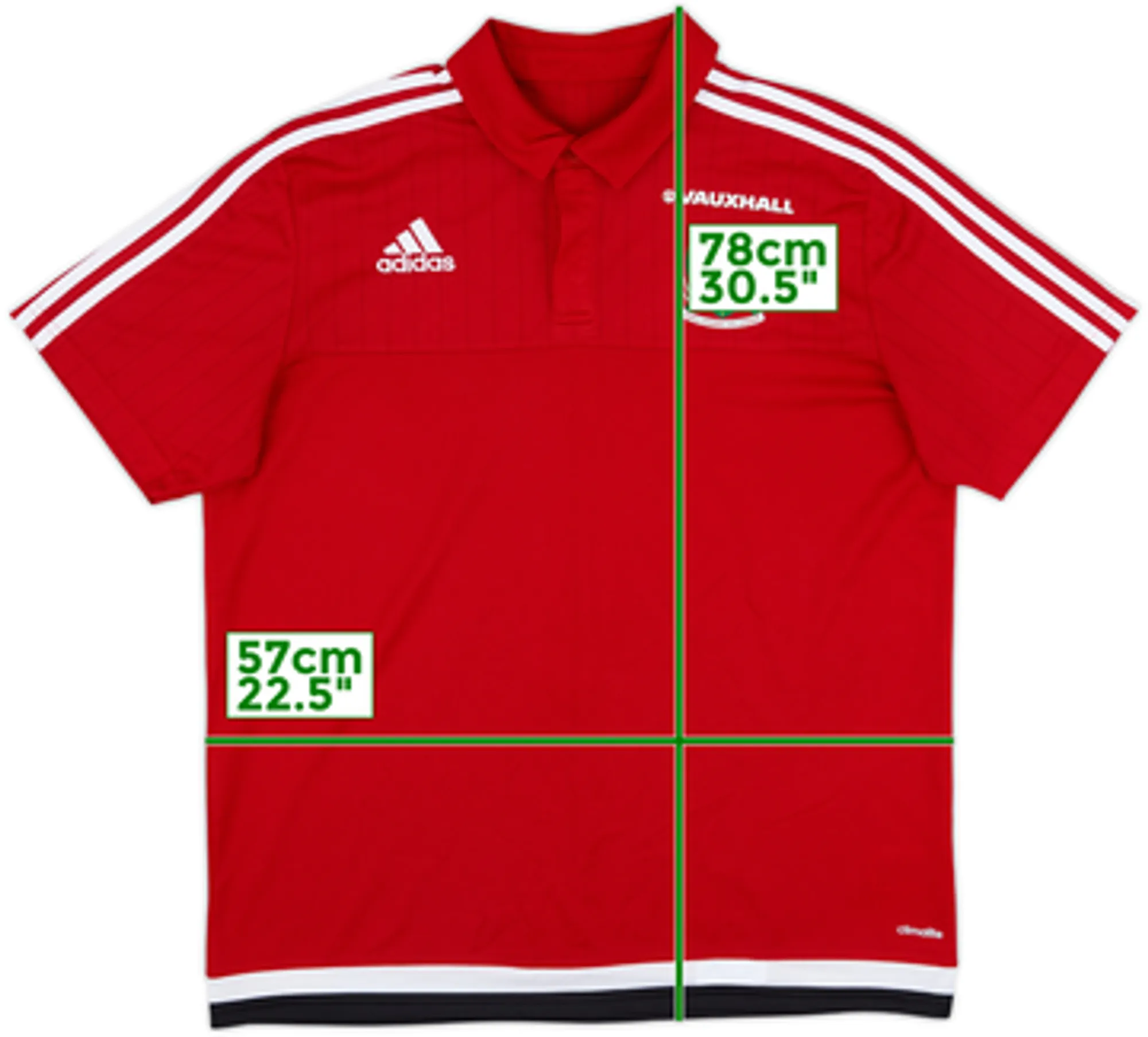 2016-17 Wales adidas Polo Shirt - 7/10 - (L)