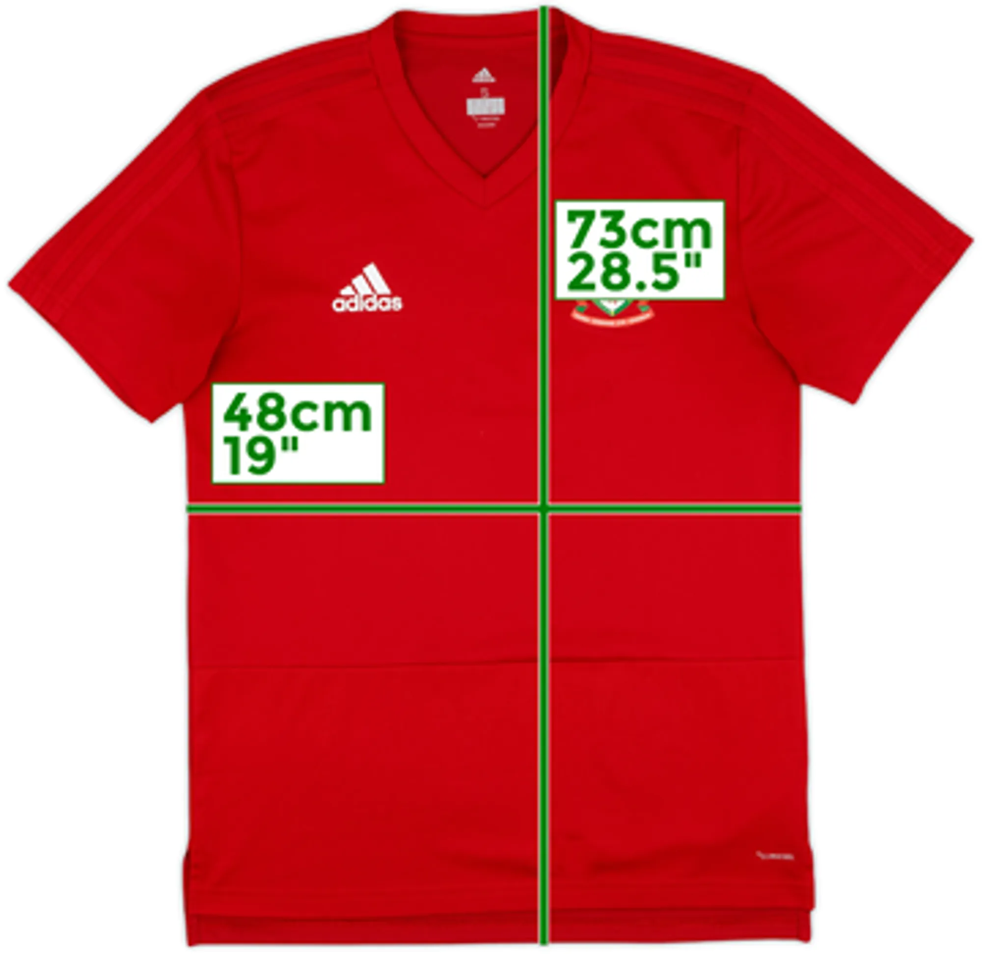 2018-19 Wales adidas Training Shirt - 9/10 - (S)