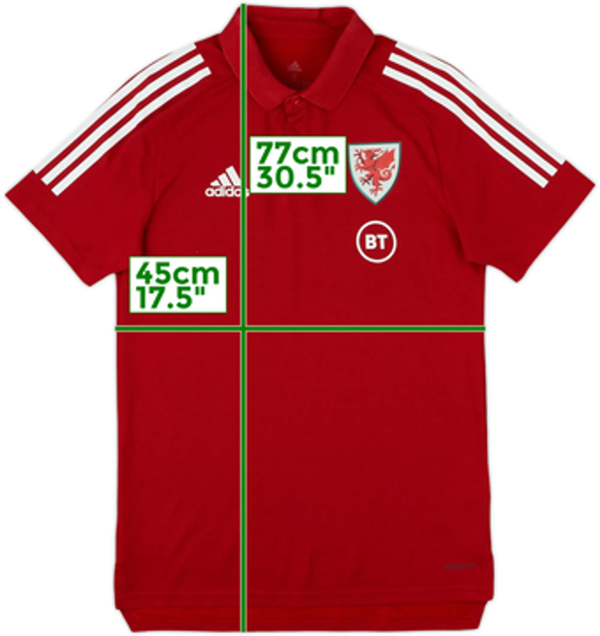 2019-20 Wales adidas Polo Shirt - 8/10 - (M)