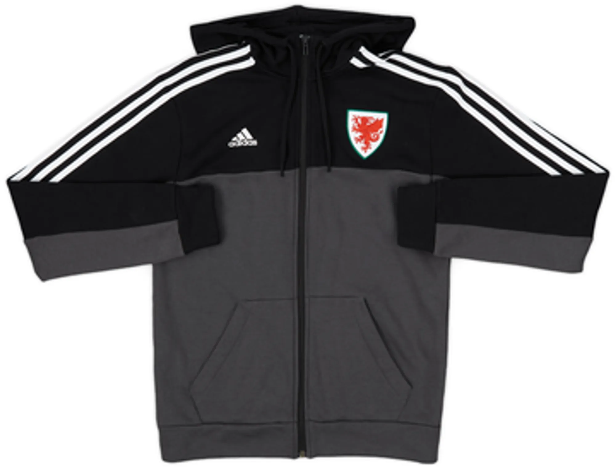 2020-21 Wales adidas Hooded Track Jacket - 9/10 - (XS)