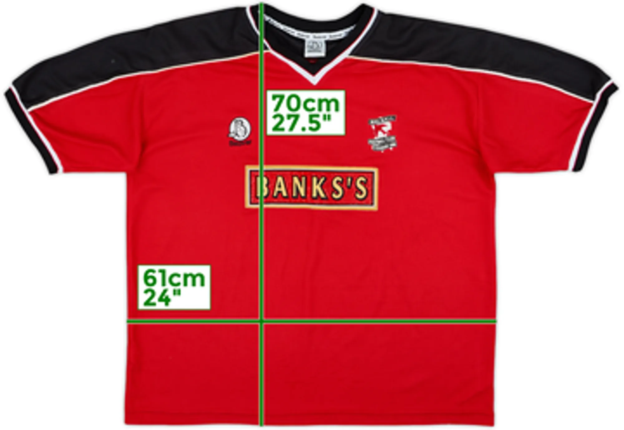 1999-00 Walsall Home Shirt - 8/10 - (M)