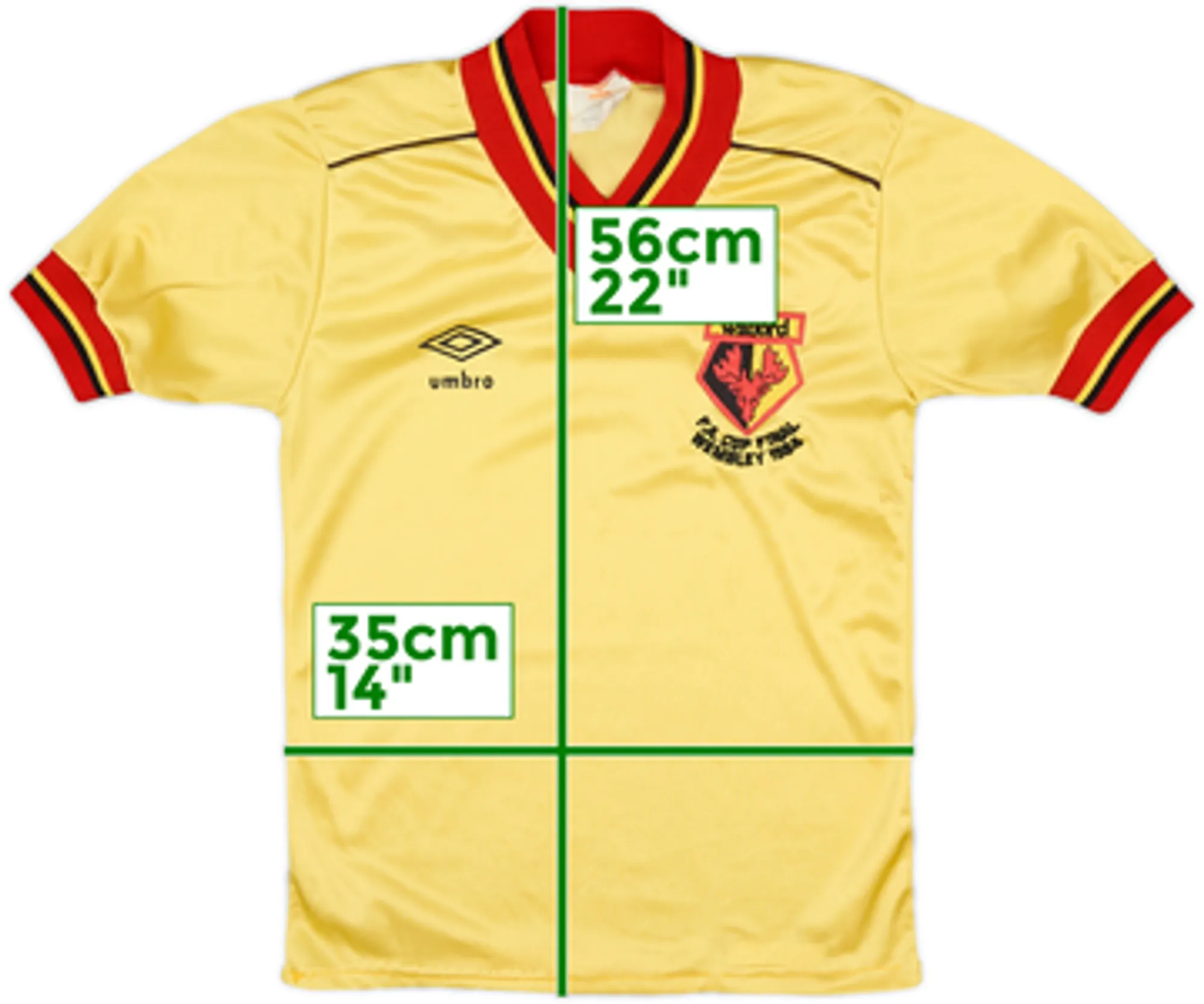 1982-85 Watford 'FA Cup Final 1984' Home Shirt - 8/10 - (M.Boys)