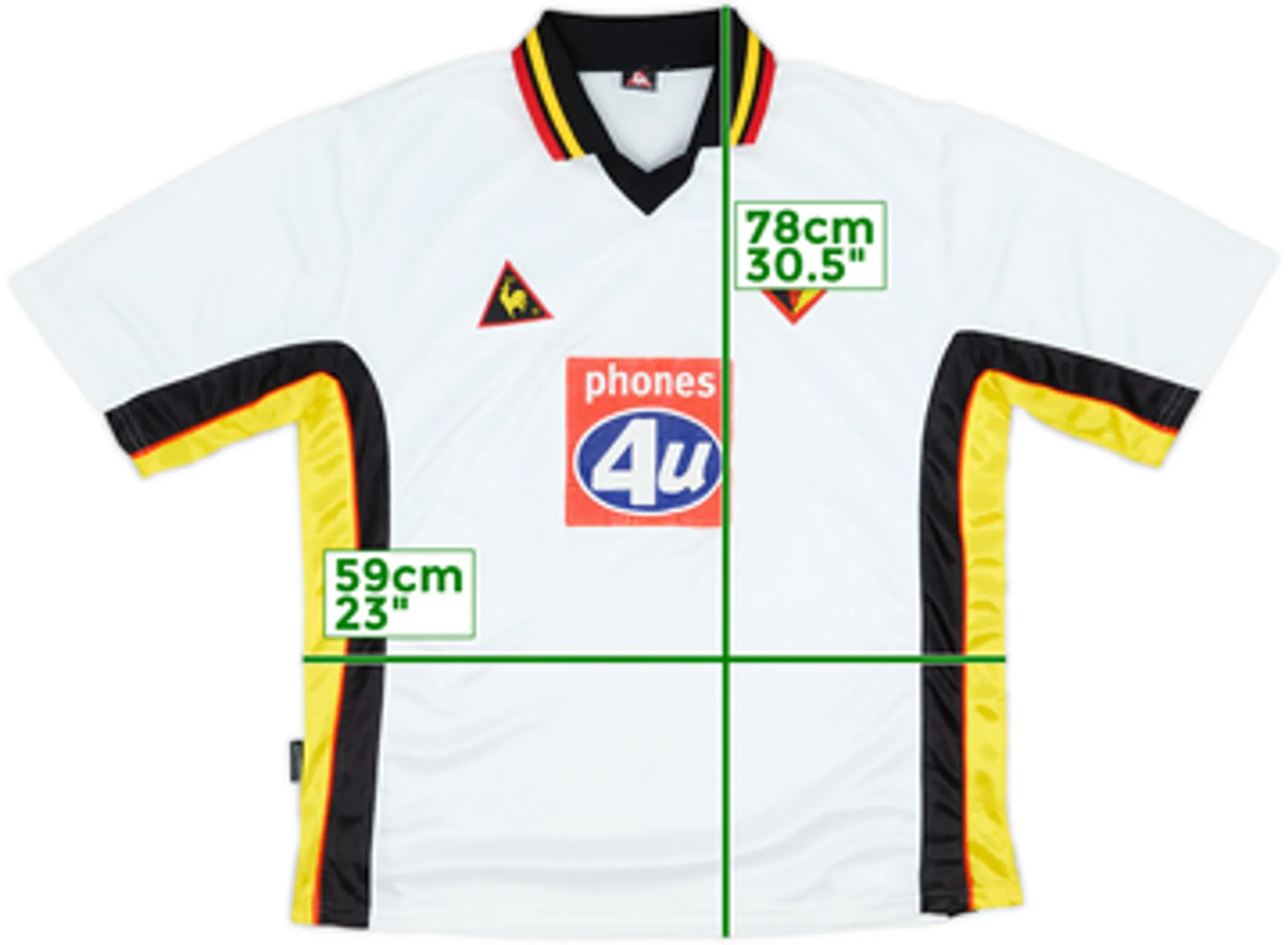 1999-00 Watford Away Shirt - 8/10 - (L)