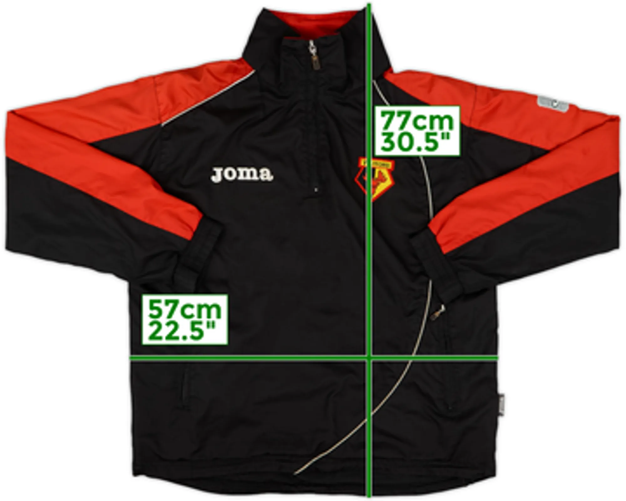 2009-10 Watford Joma 1/4 Zip Training Top - 6/10 - (XS)