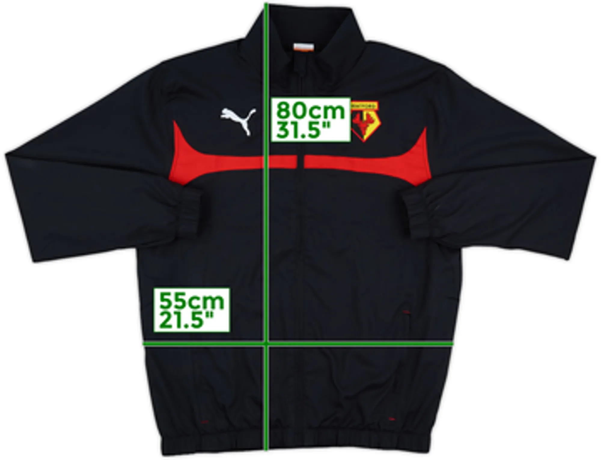 2014-15 Watford Puma Track Jacket - 10/10 - (L)