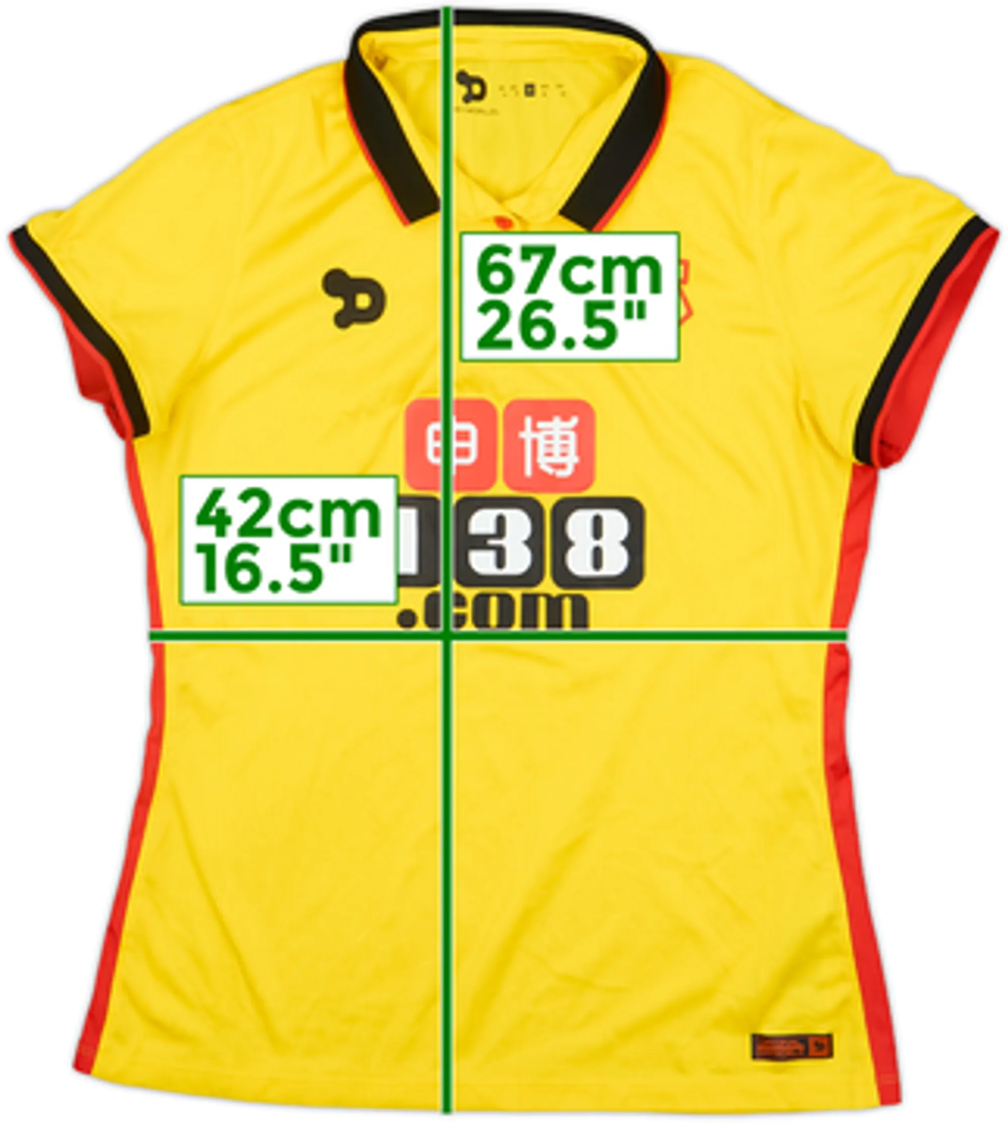 2016-17 Watford Home Shirt - 9/10 - (Women's M)