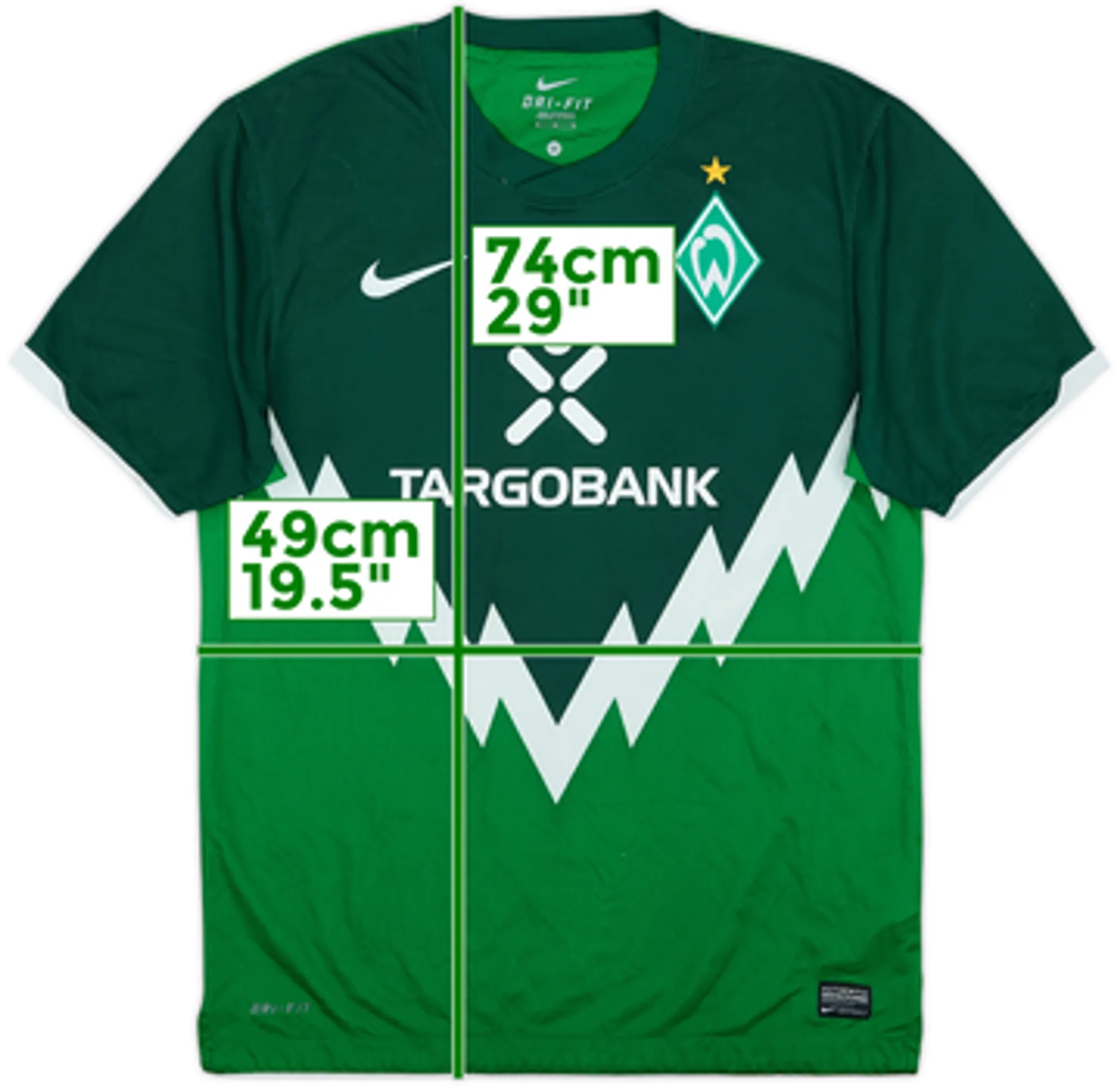 2010-11 Werder Bremen Home Shirt - 6/10 - (M)