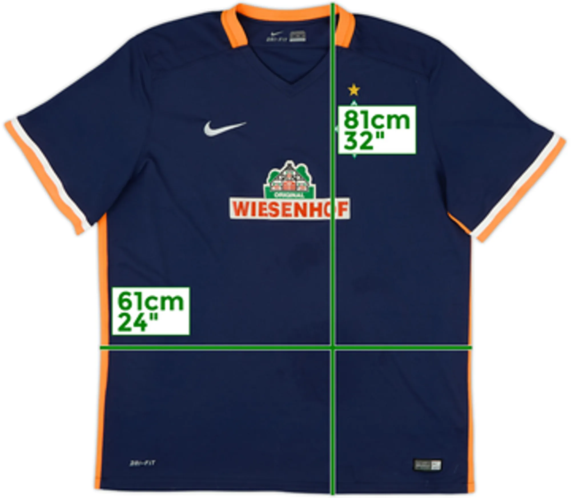 2015-16 Werder Bremen Away Shirt - 8/10 - (M)