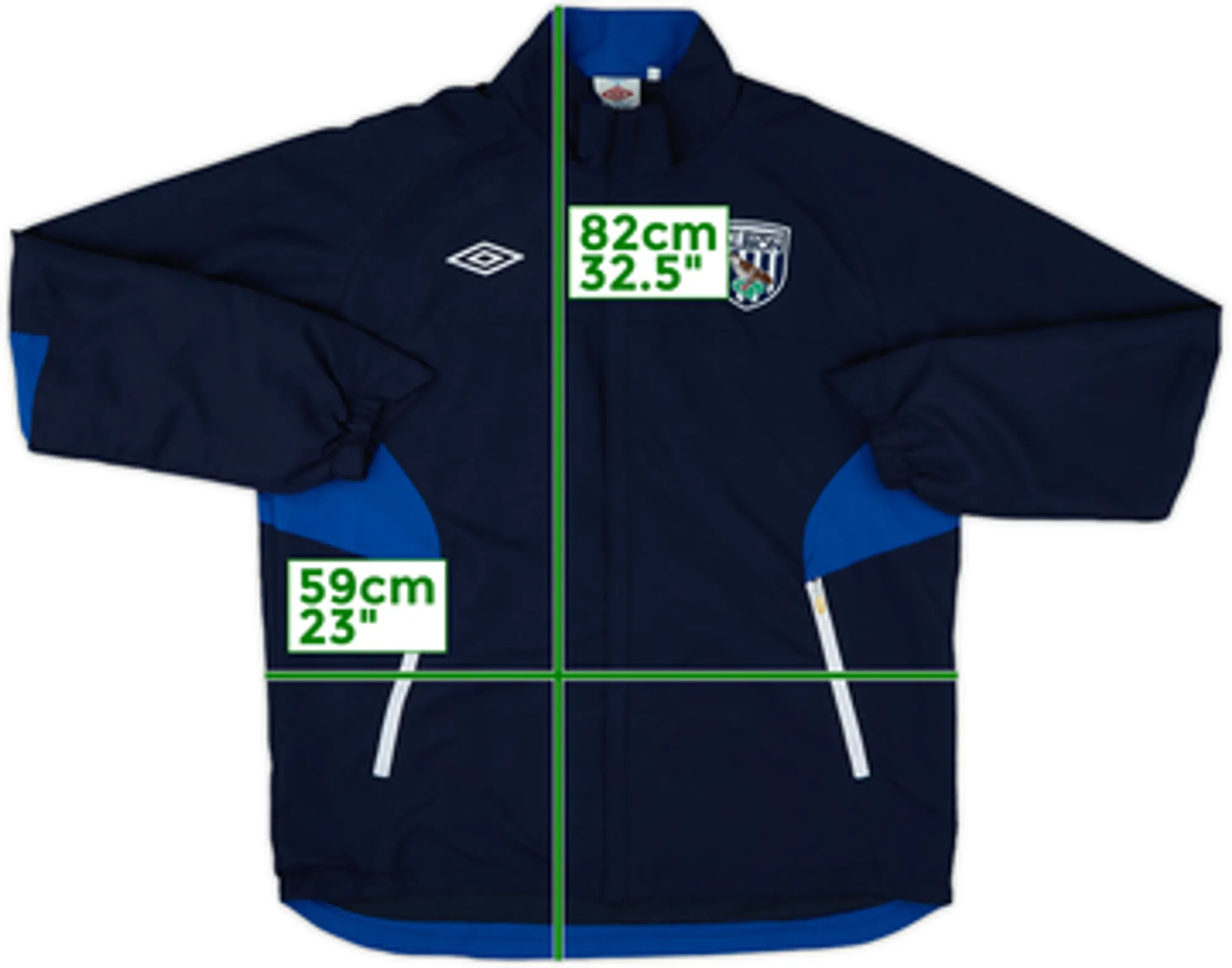 2009-10 West Brom Umbro Track Jacket - 8/10 - (L)