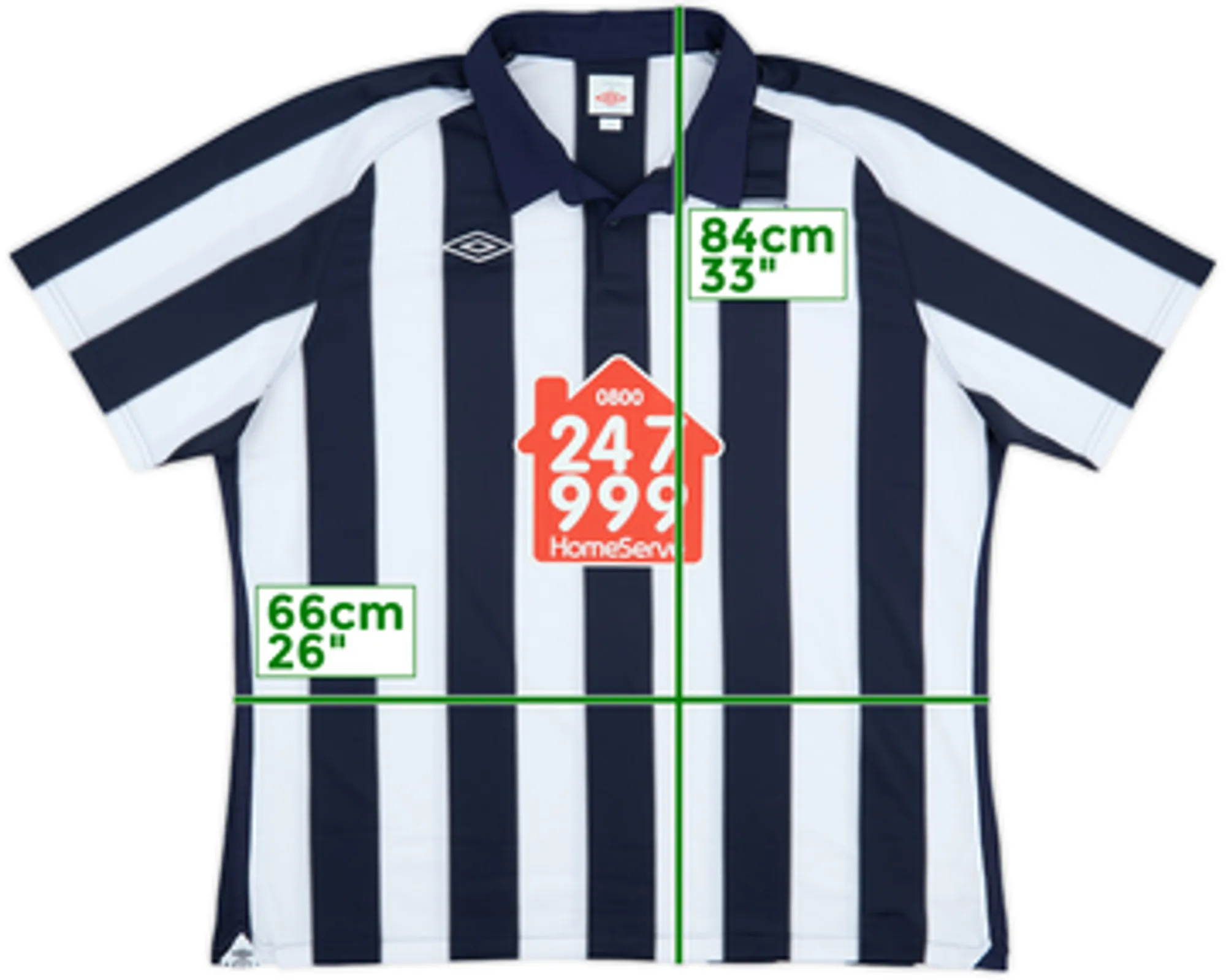 2010-11 West Brom Home Shirt - 7/10 - (3XL)