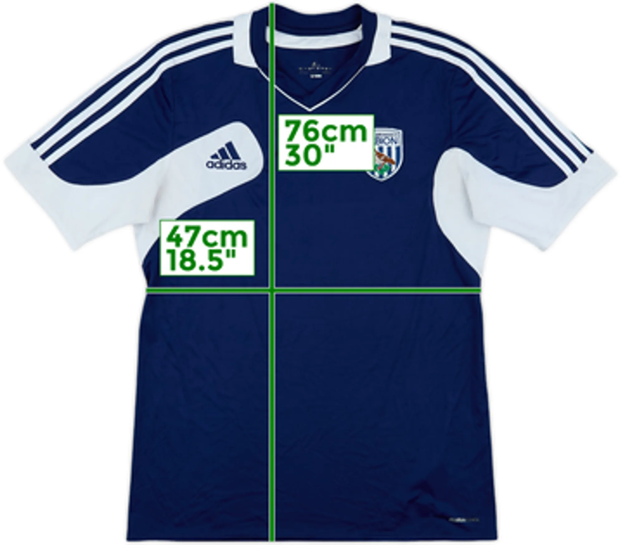 2011-12 West Brom adidas Training Shirt - 8/10 - (L)