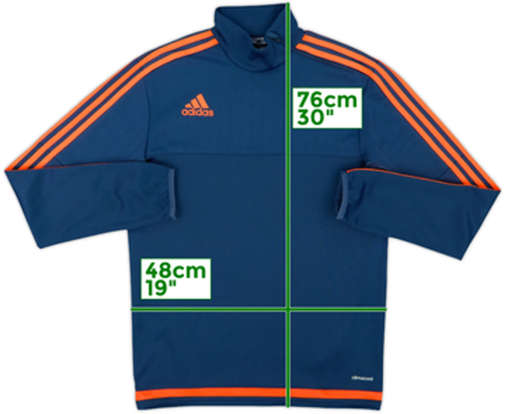 2015-16 West Brom adidas 1/4 Zip Drill Top - 8/10 - (S)