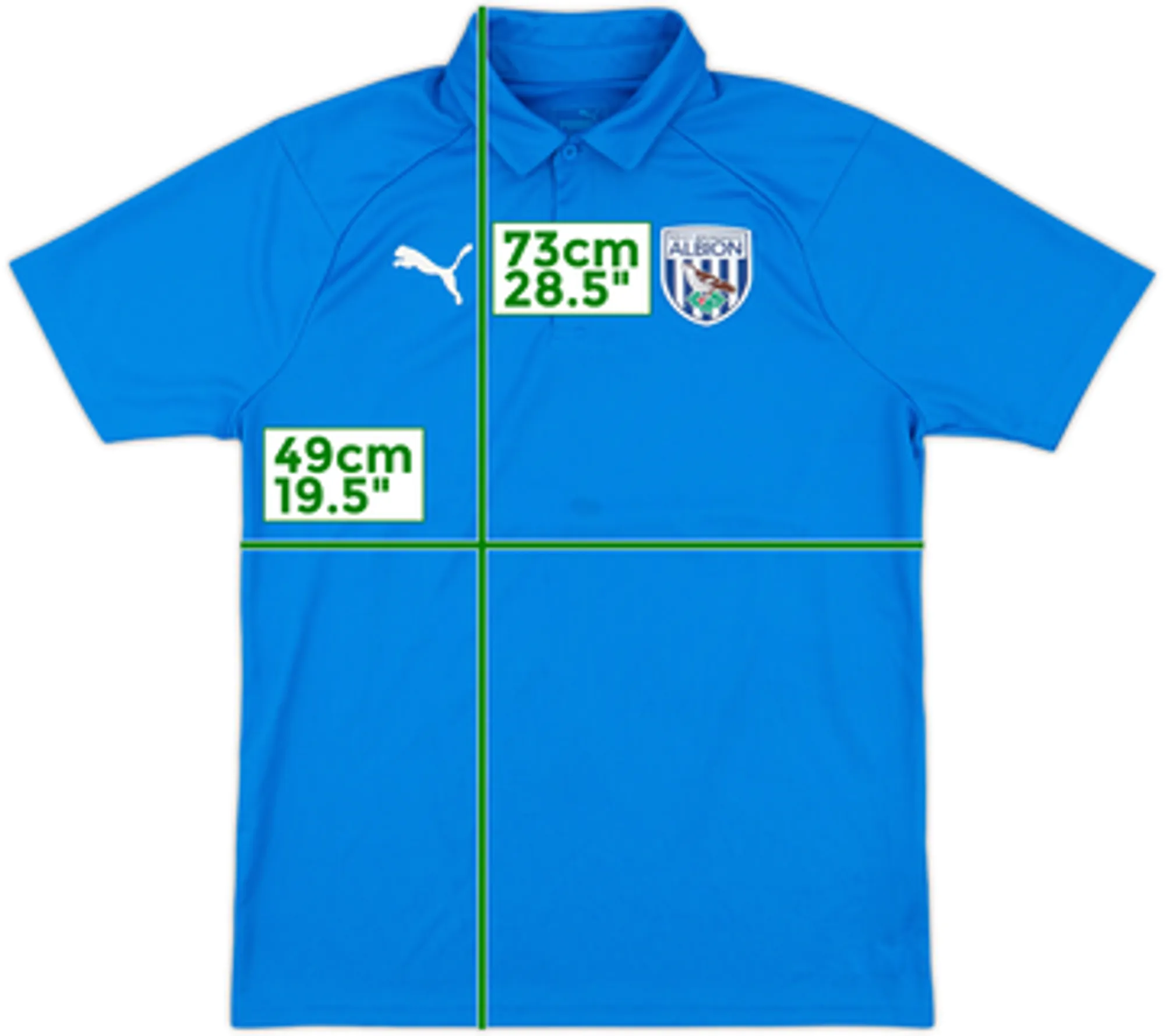 2018-19 West Brom Puma Polo Shirt - 7/10 - (M)
