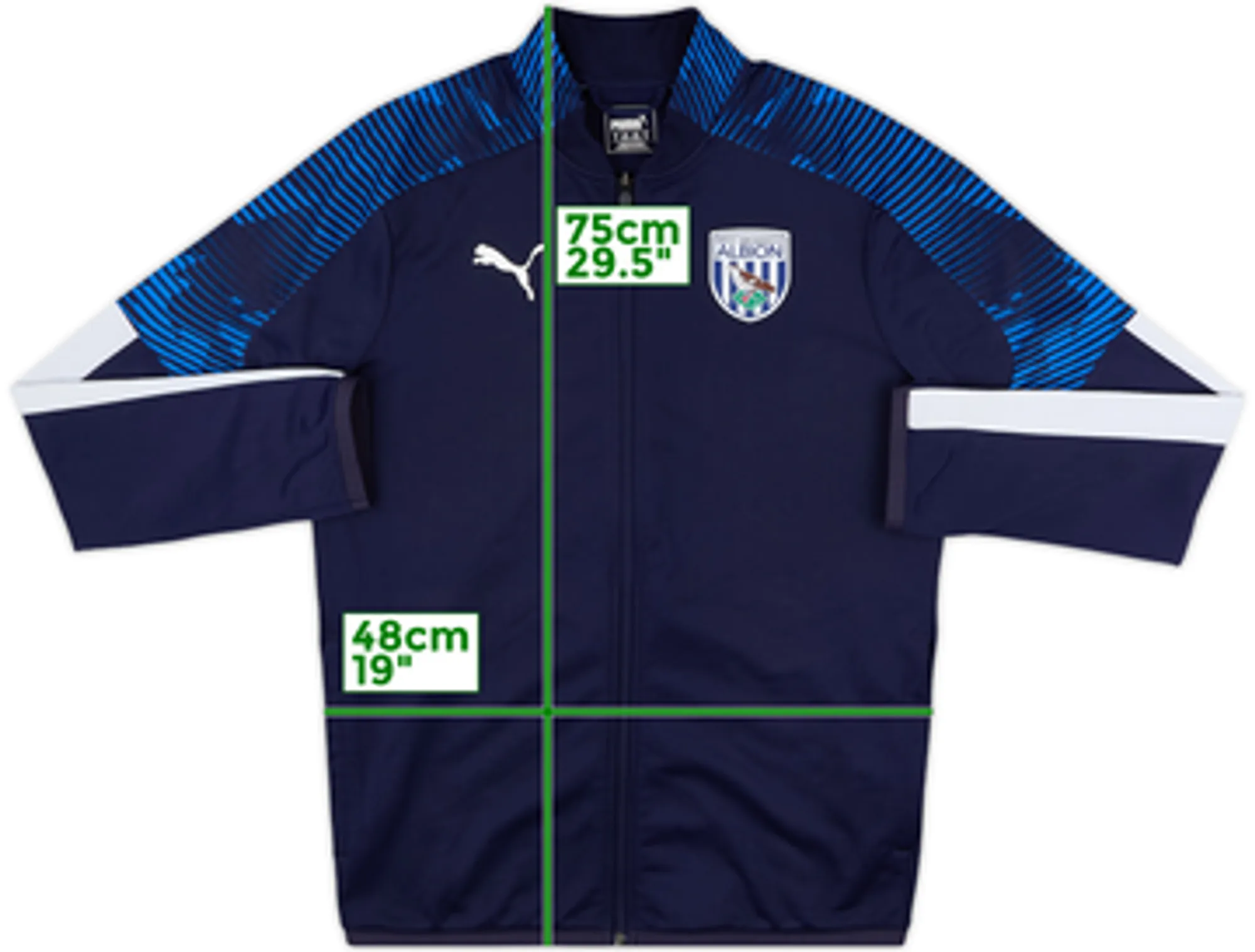 2018-19 West Brom Track Jacket - 9/10 - (M)