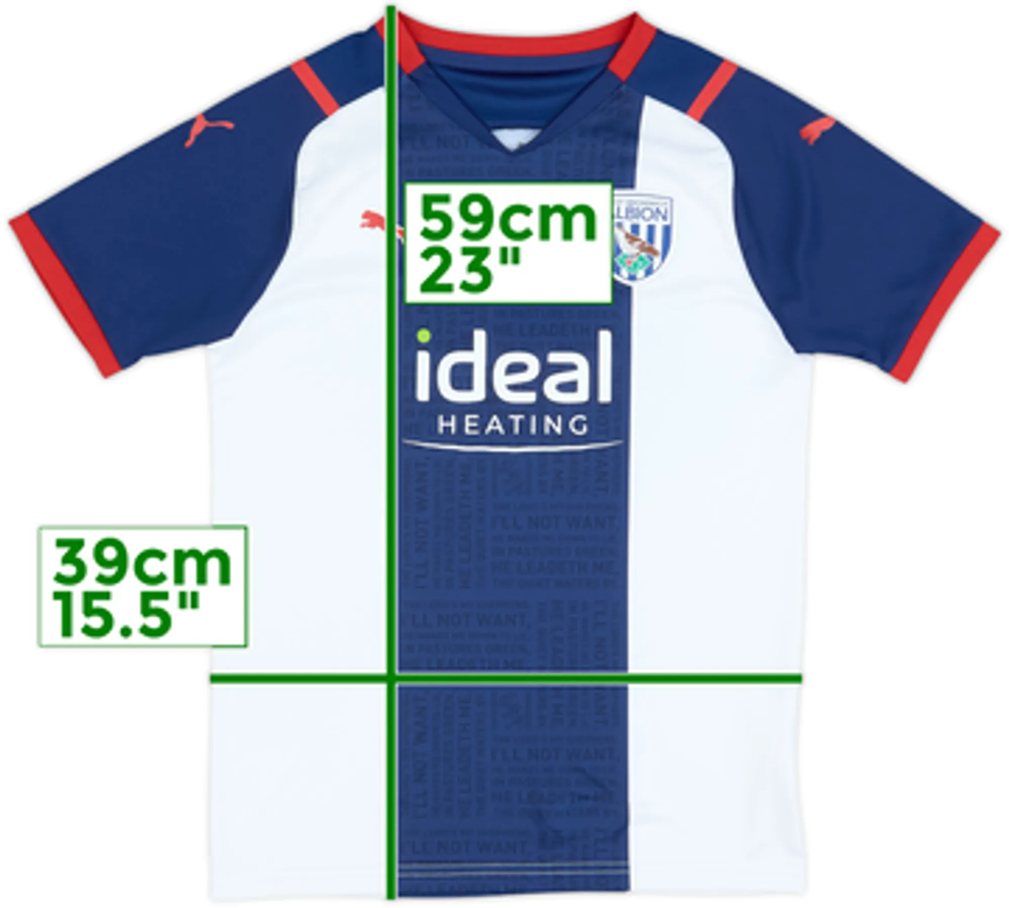 2021-22 West Brom Home Shirt - 10/10 - (M)