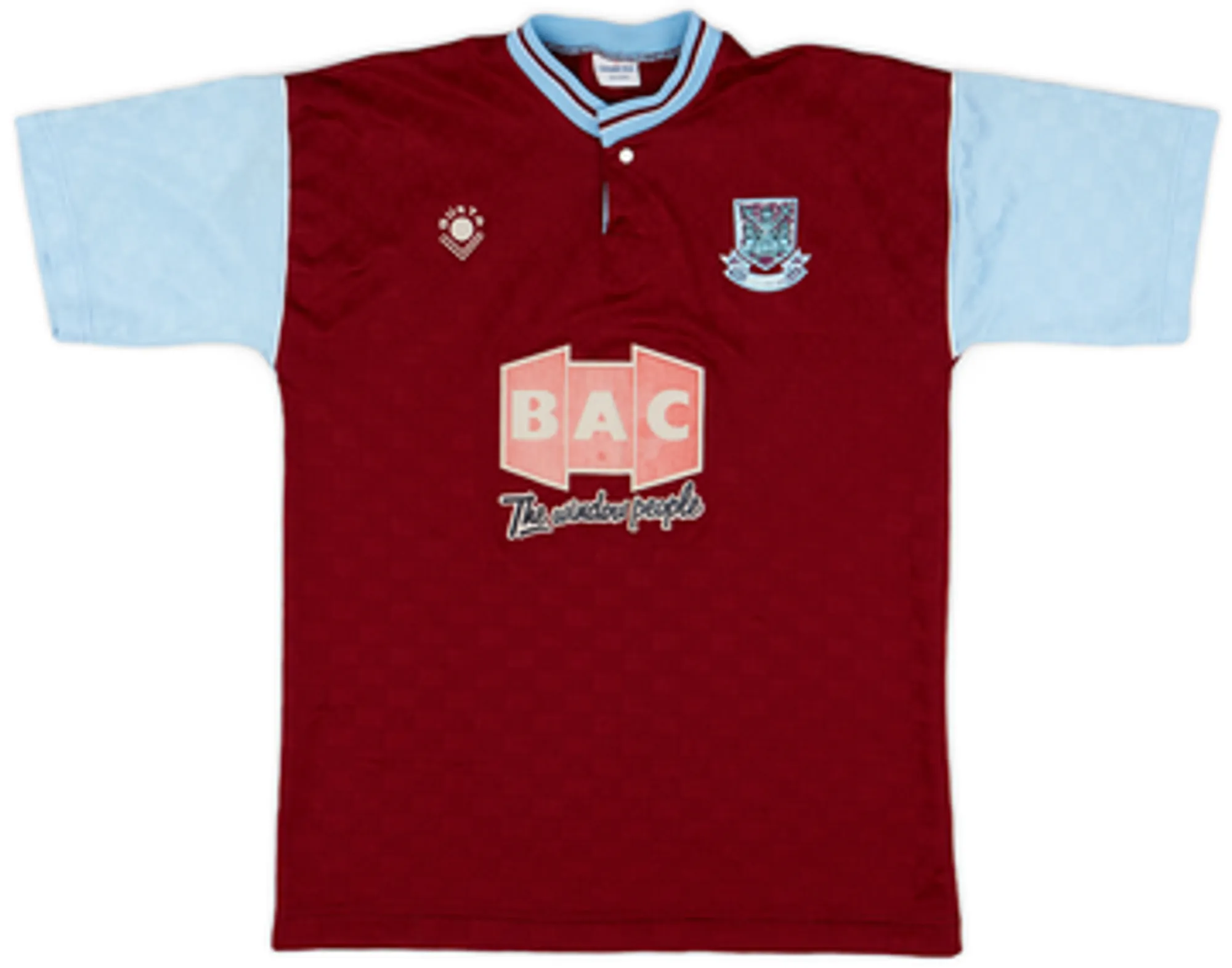 1989-90 West Ham Home Shirt - 6/10 - (S)