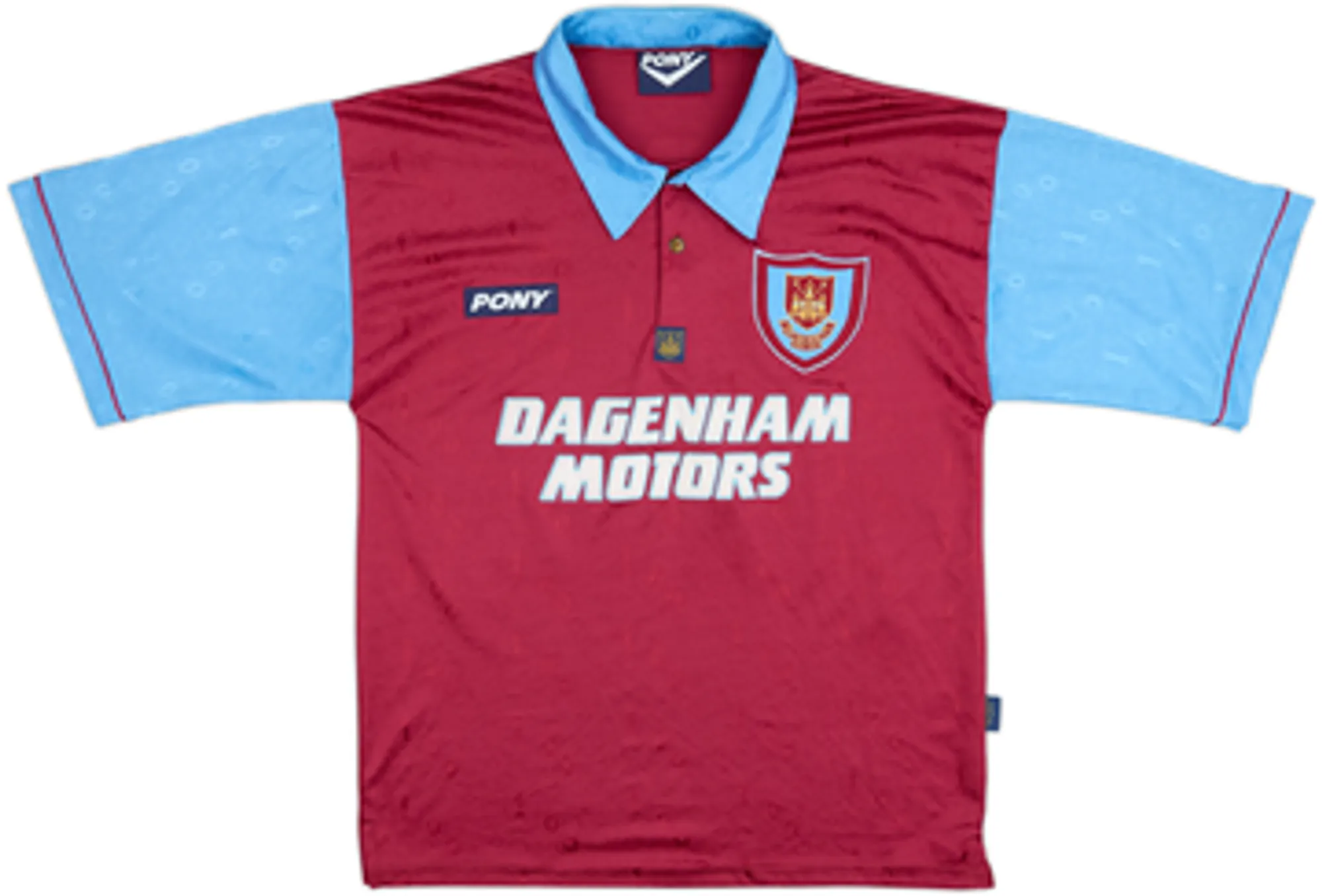 1995-97 West Ham Centenary Home Shirt Lampard #26 - 9/10 - (XL)
