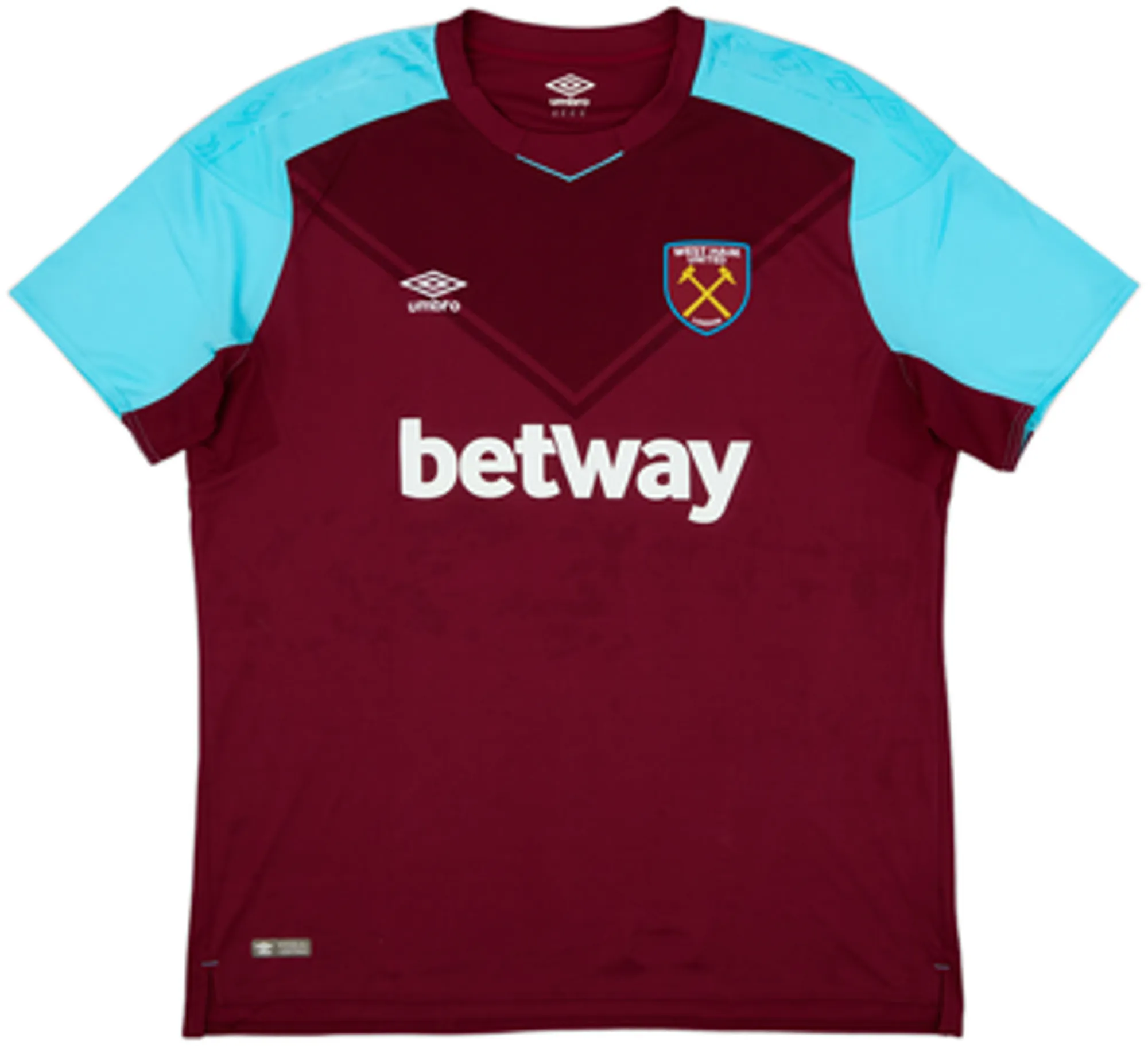 2017-18 West Ham Home Shirt Noble #16 - 9/10 - (3XL)