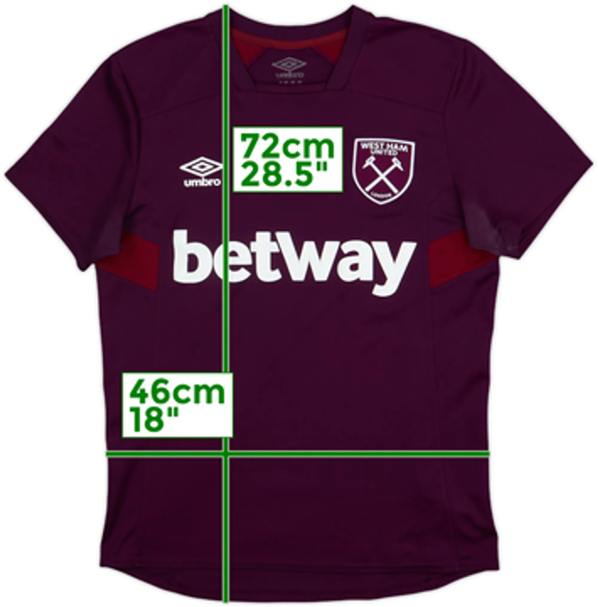 2017-18 West Ham Umbro Training Shirt - 5/10 - (S)