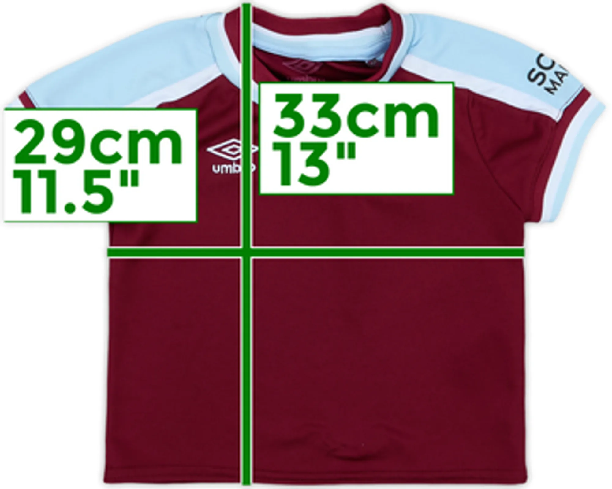 2021-22 West Ham Home Shirt - 8/10 - (2-3 Years)