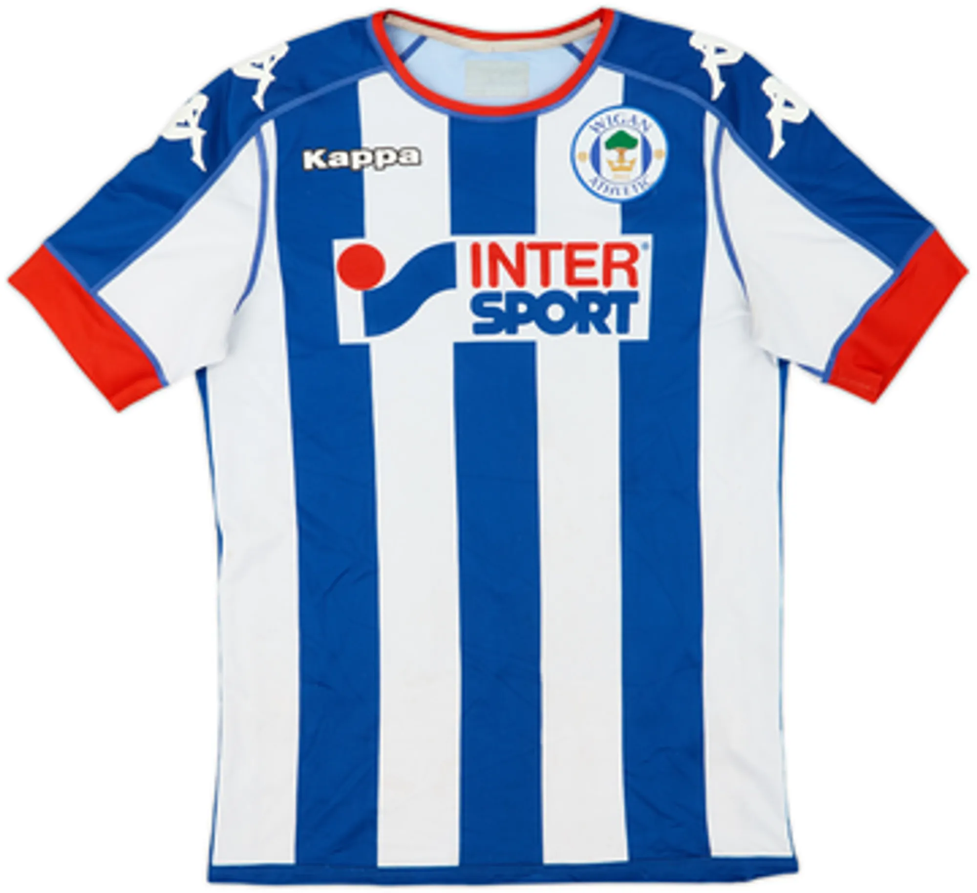 2016-17 Wigan Home Shirt Grigg #9 - 5/10 - (L.Boys)