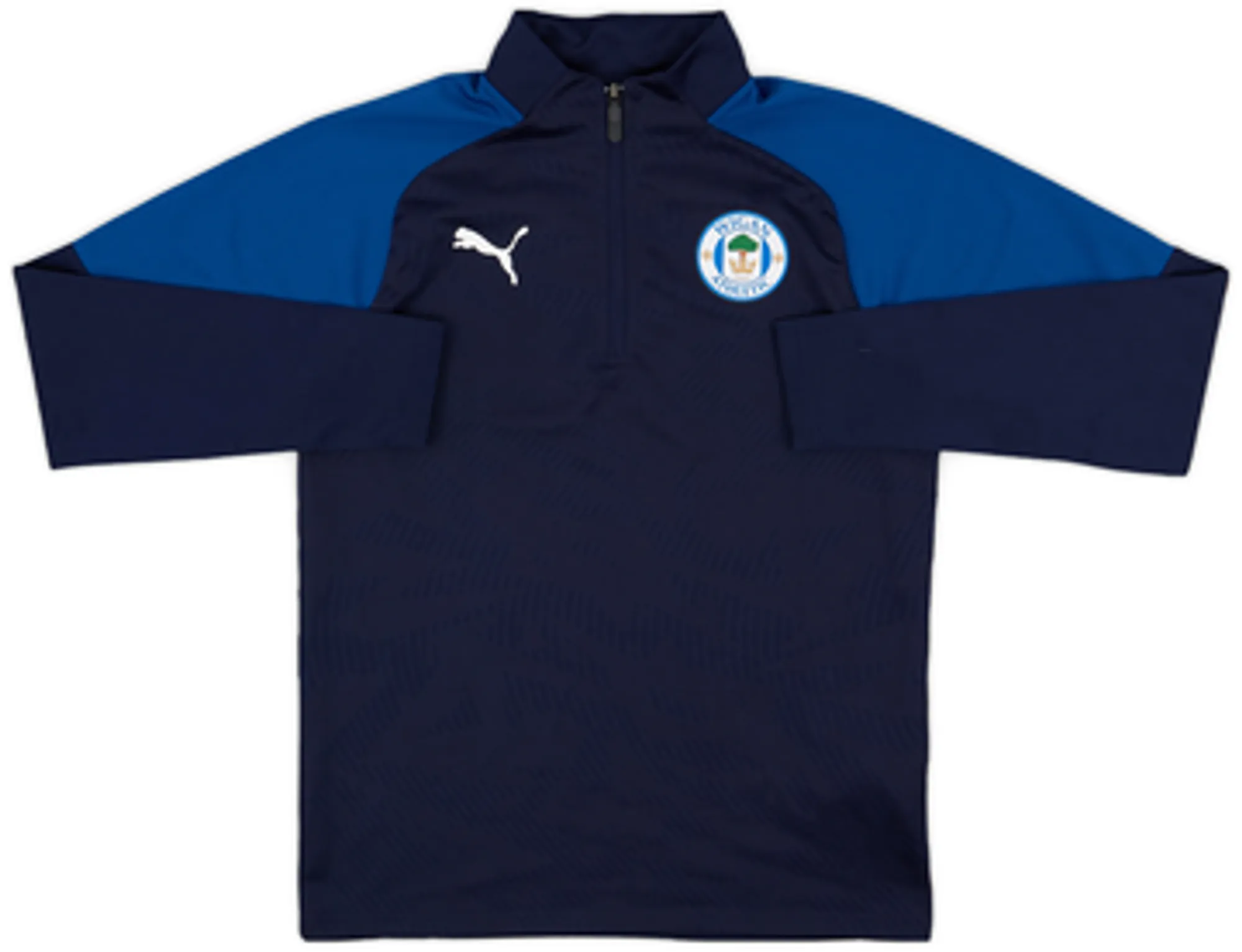 2018-19 Wigan Puma 1/4 Zip Training Top - 8/10 - (S)